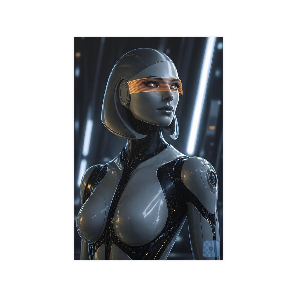Synthetic Awakening — EDI Fan Art Matte Poster | Mass Effect Wall Art