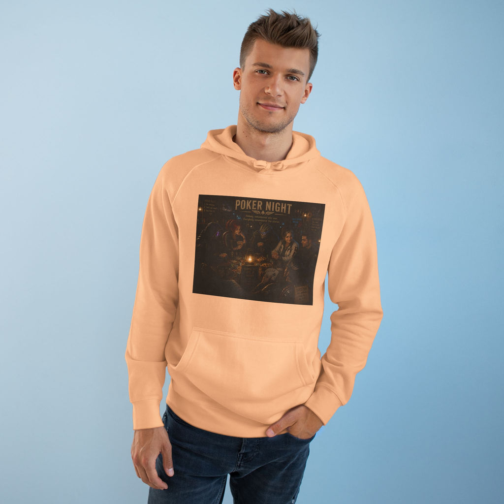 Poker Night Hoodie — Vintage Card Game Crew Sweatshirt