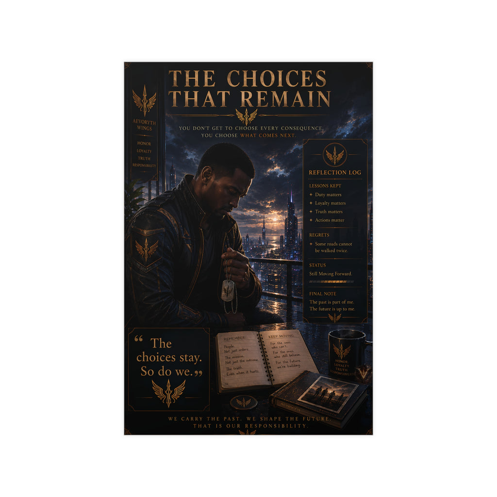 The Choices That Remain — Matte Poster
