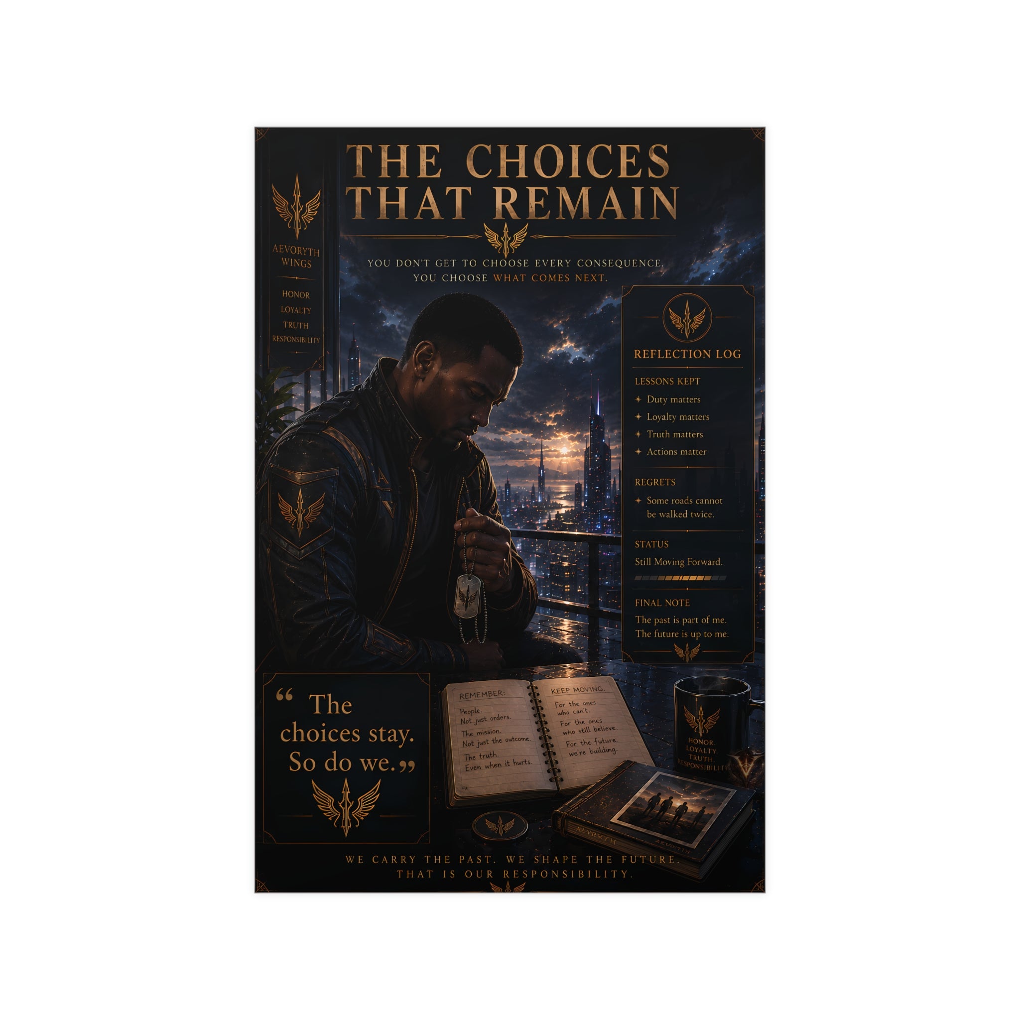 The Choices That Remain — Matte Poster