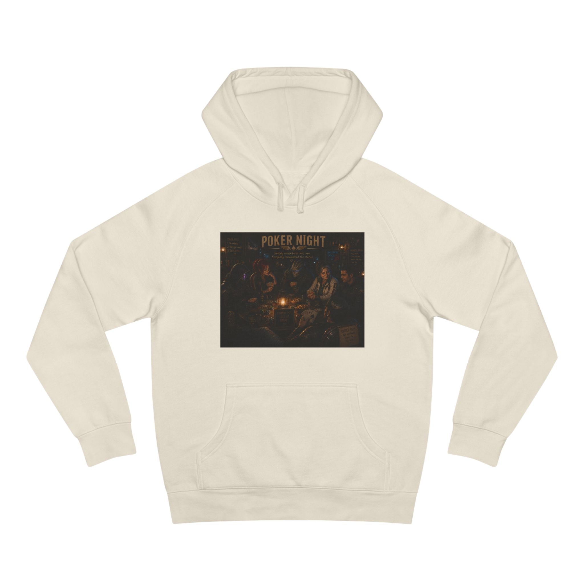 Poker Night Hoodie — Vintage Card Game Crew Sweatshirt