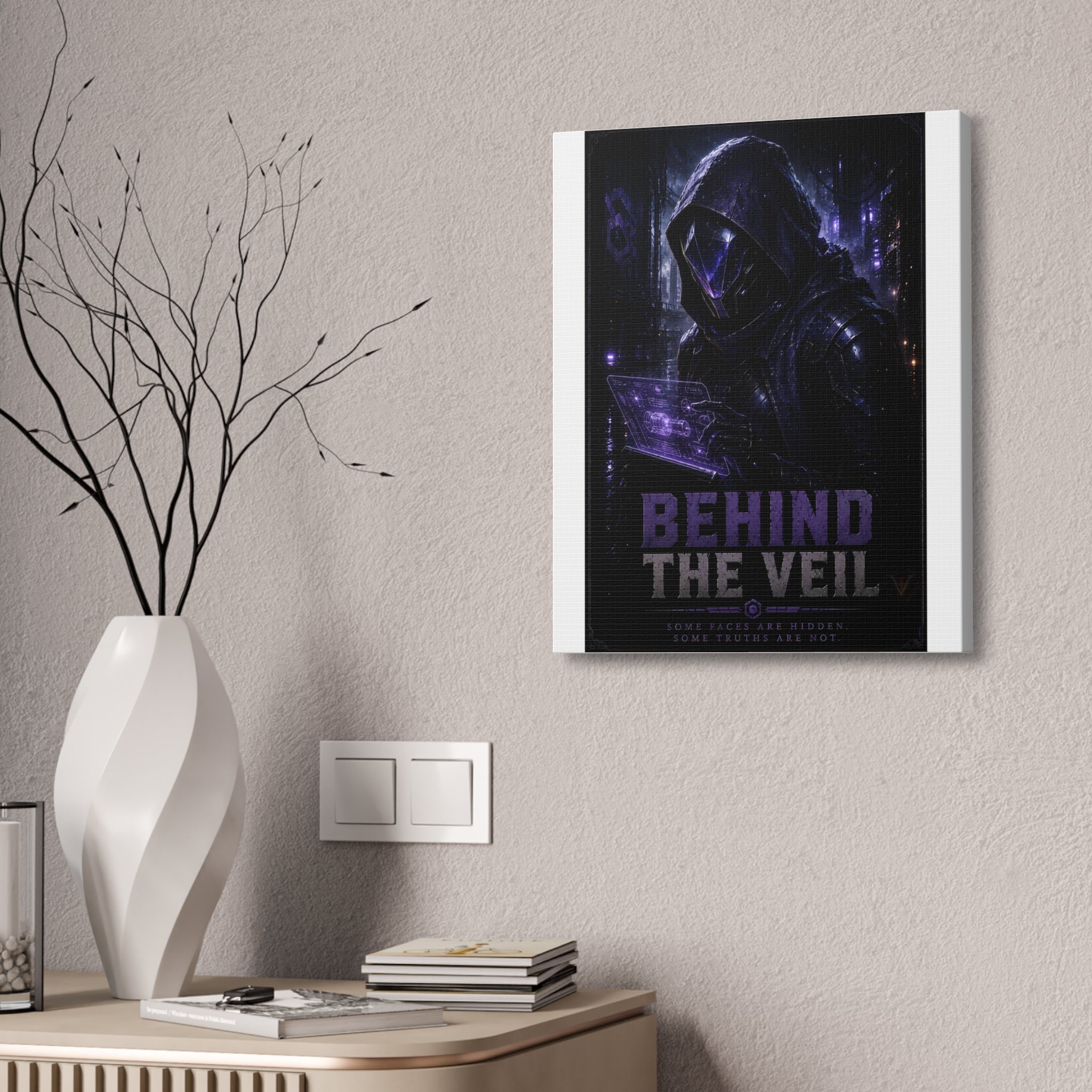 Behind the Veil — Canvas Wall Art