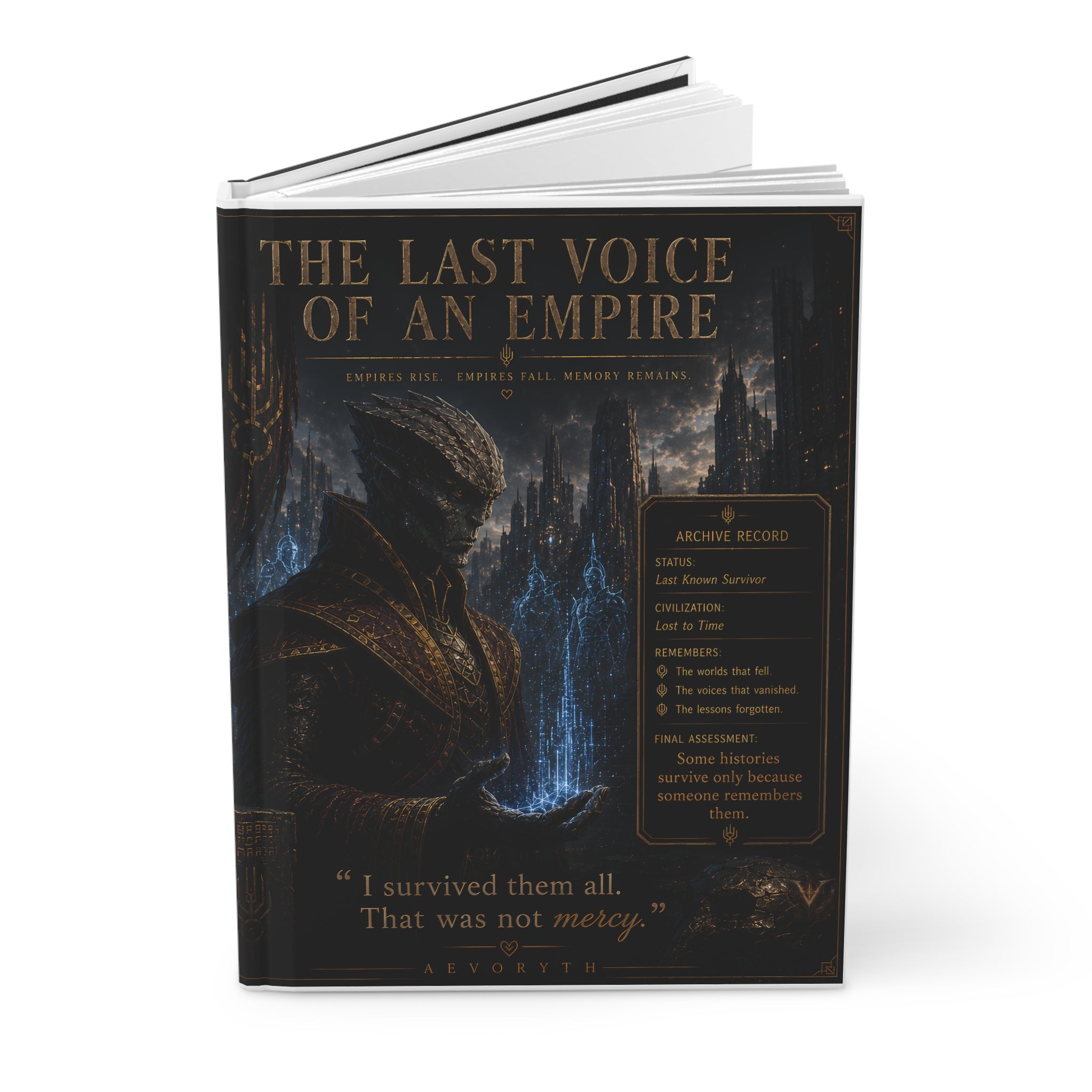 The Last Voice of an Empire — Hardcover Journal