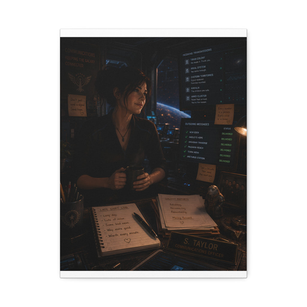 The Last Message — Canvas Wall Art