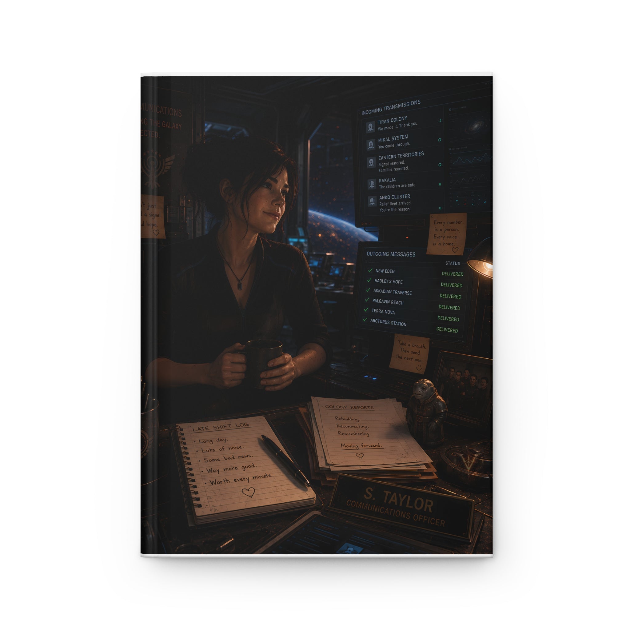 The Last Message — Hardcover Journal