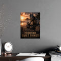 Counting Quiet Things — Matte Poster