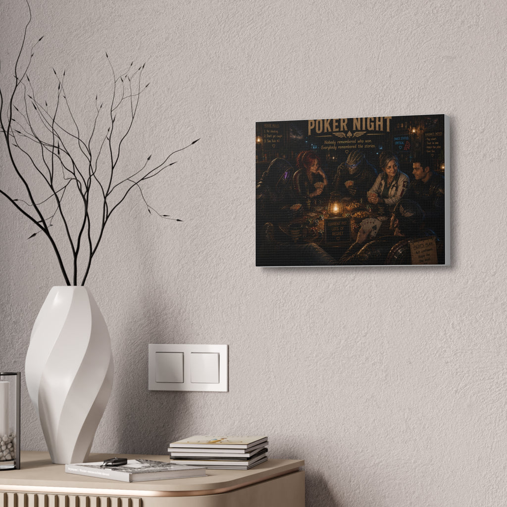 Poker Night — Canvas Wall Art