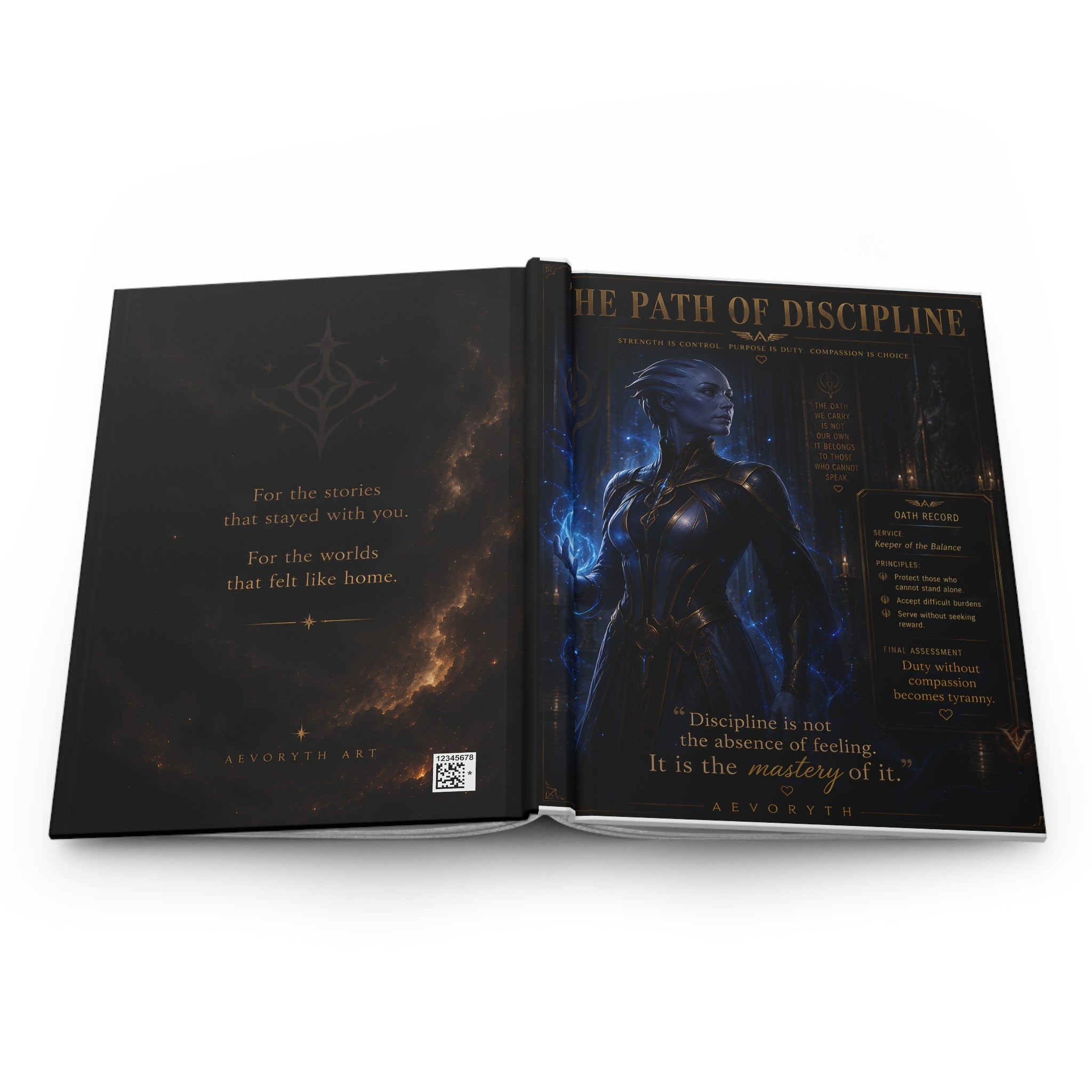 The Path of Discipline — Hardcover Journal