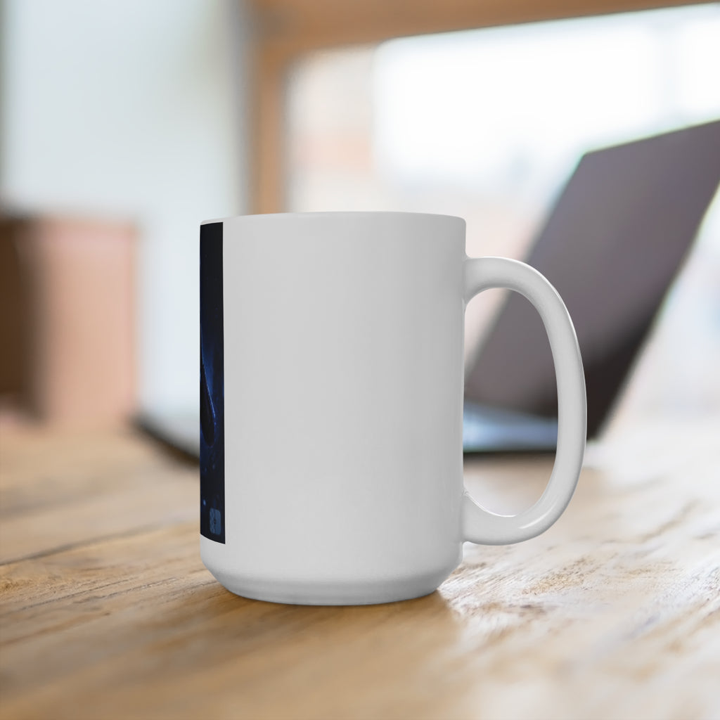 Behind the Mask — Tali'Zorah Fan Art 15oz Ceramic Mug | Mass Effect