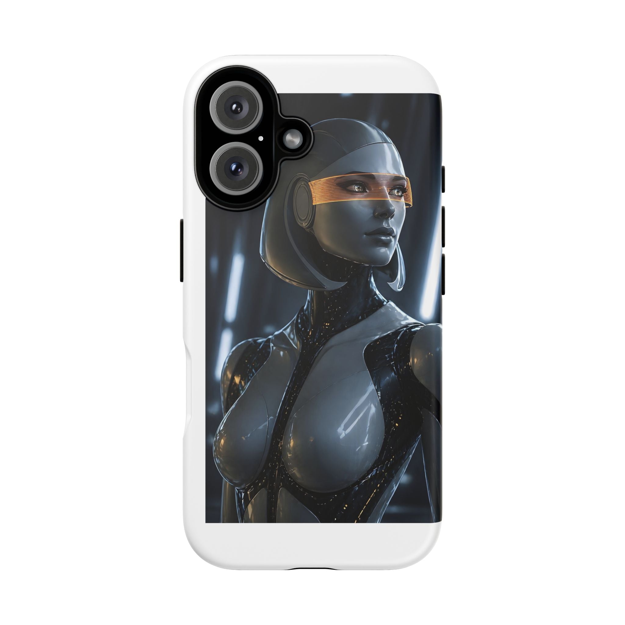 Self-Aware — EDI Fan Art Phone Case | Mass Effect Synthetic Tough Case