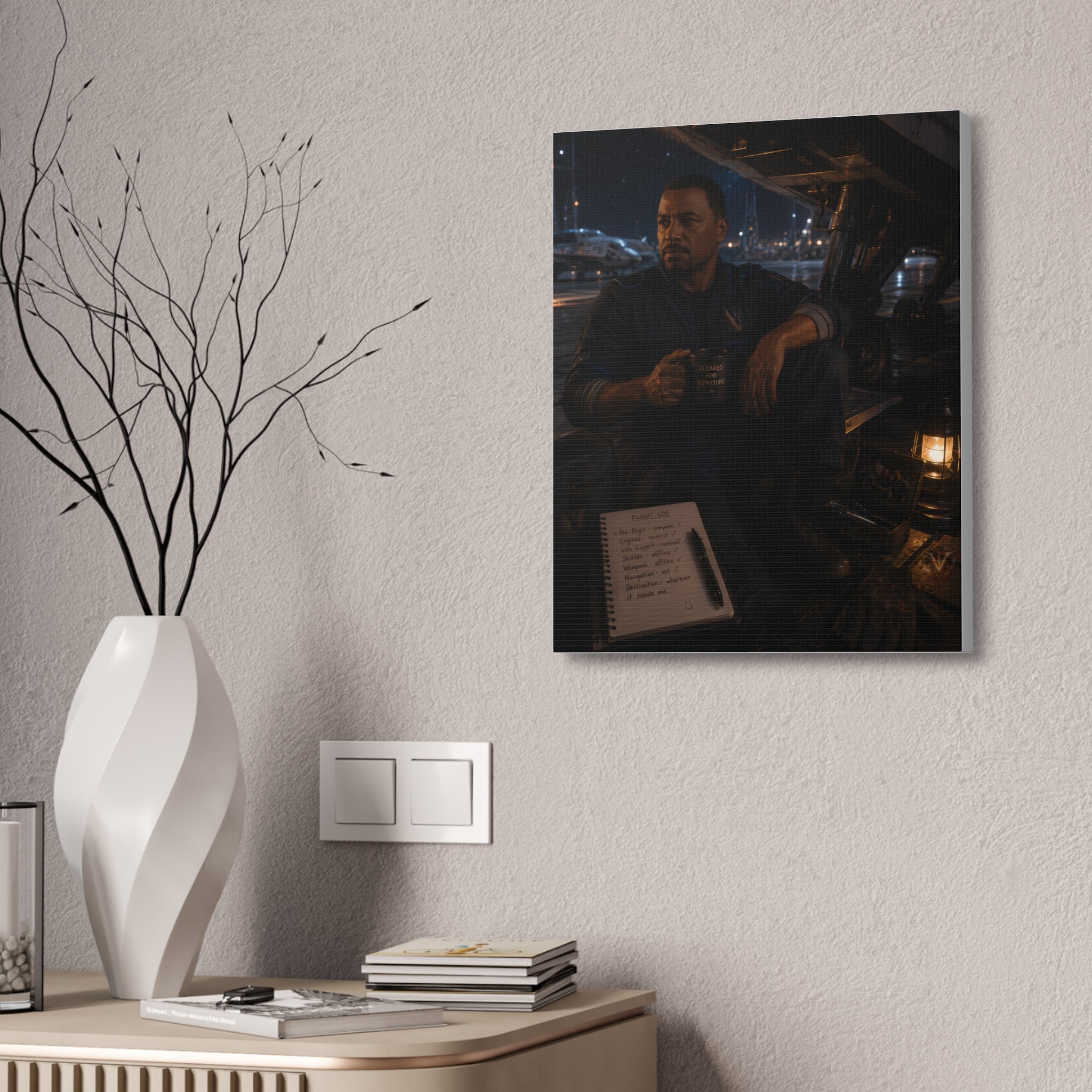 Cleared For Departure — Canvas Wall Art