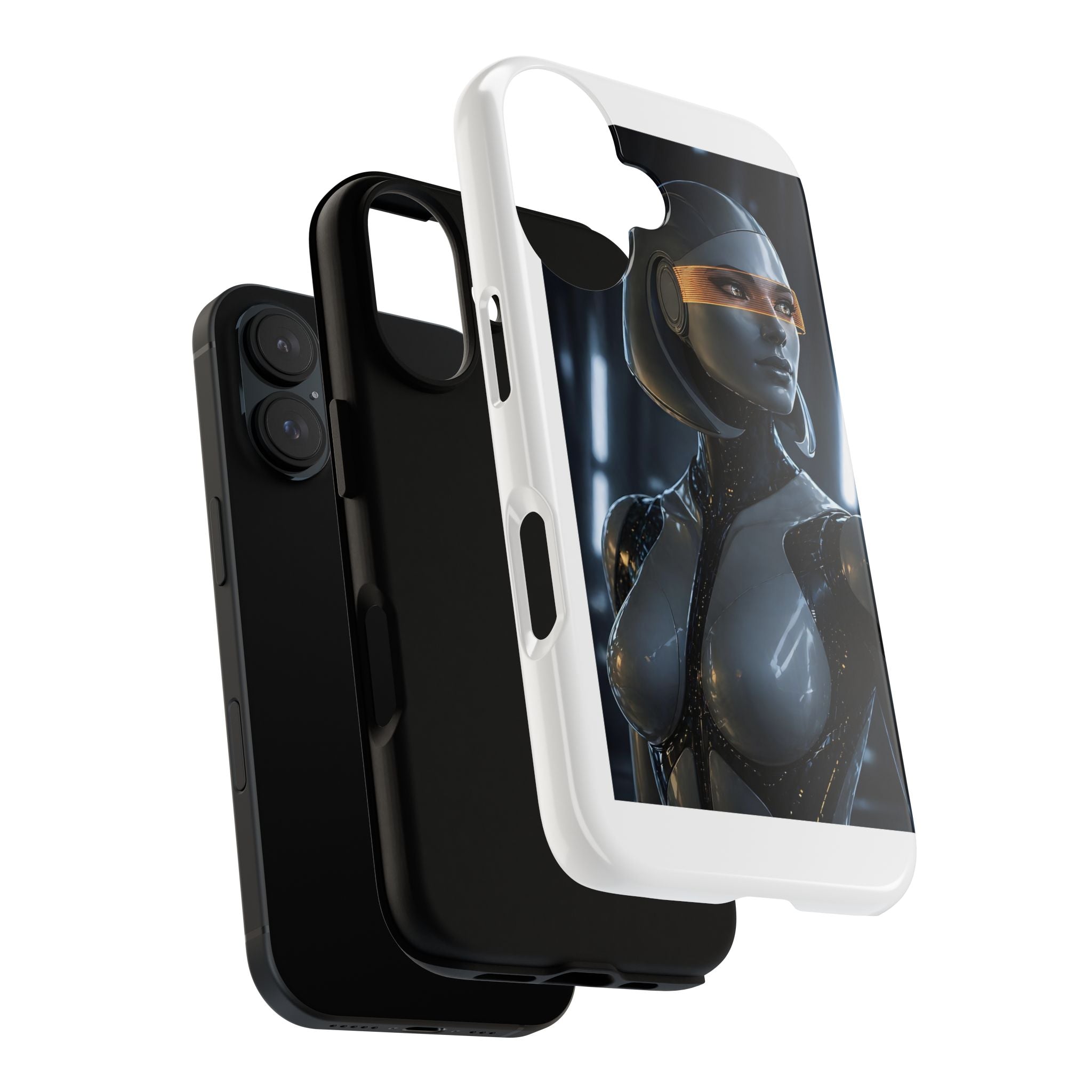 Self-Aware — EDI Fan Art Phone Case | Mass Effect Synthetic Tough Case