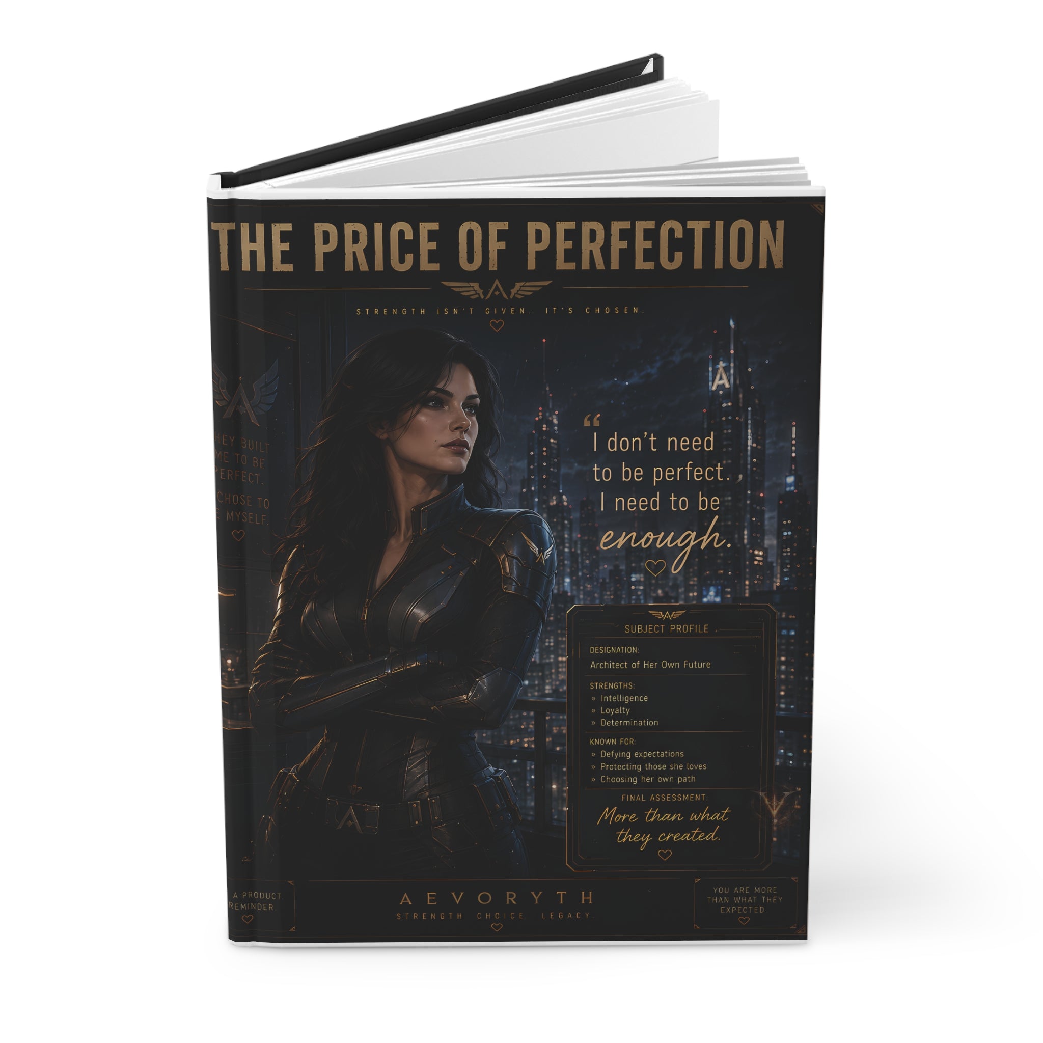 The Price of Perfection — Hardcover Journal