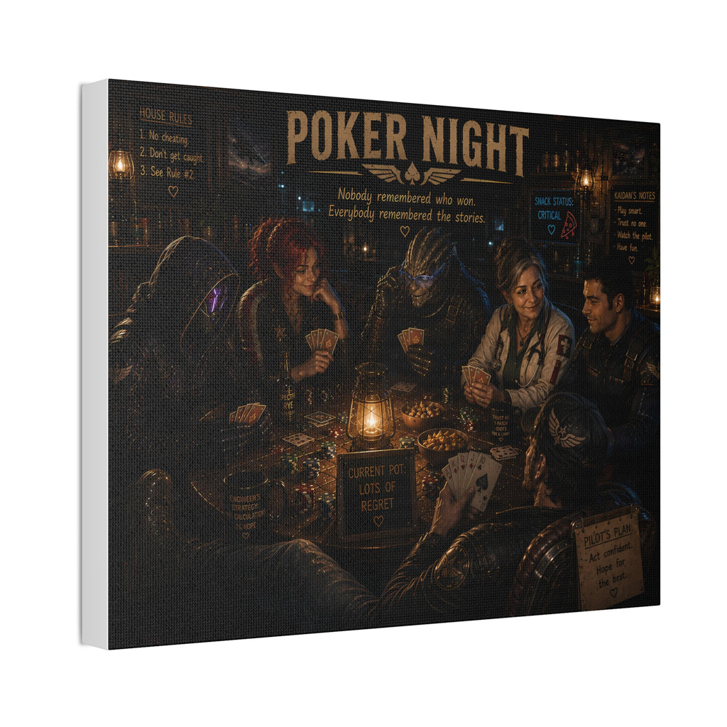 Poker Night — Canvas Wall Art