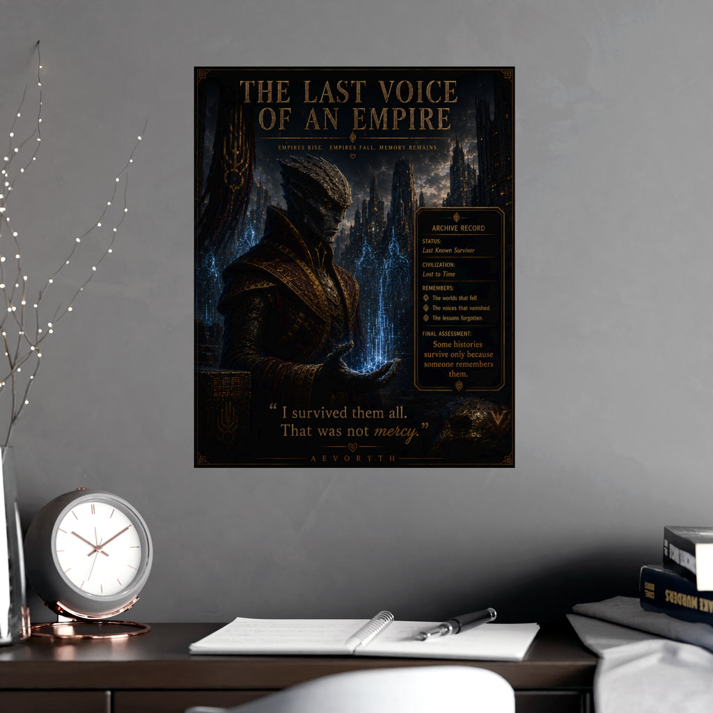 The Last Voice of an Empire — Matte Poster