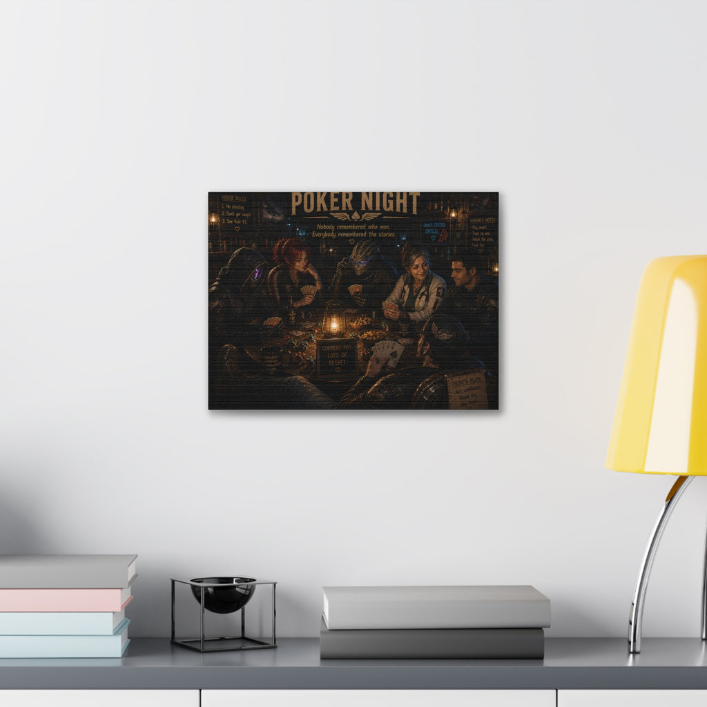 Poker Night — Canvas Wall Art