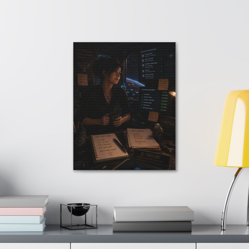 The Last Message — Canvas Wall Art