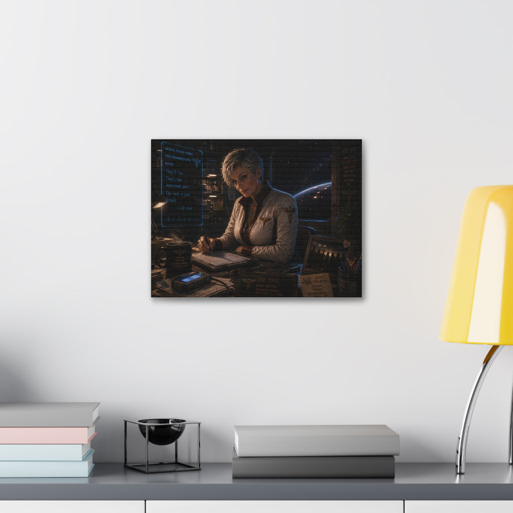 Holding the Line — Canvas Wall Art