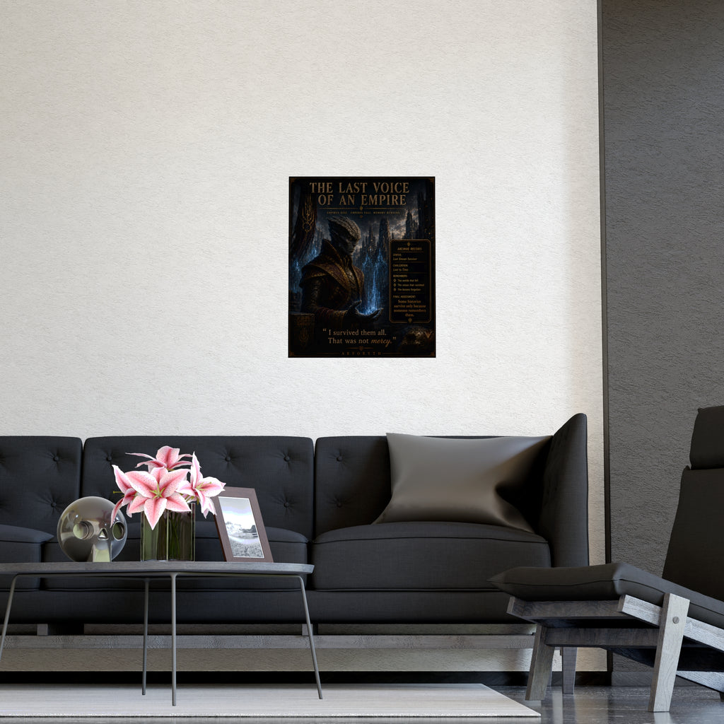 The Last Voice of an Empire — Matte Poster
