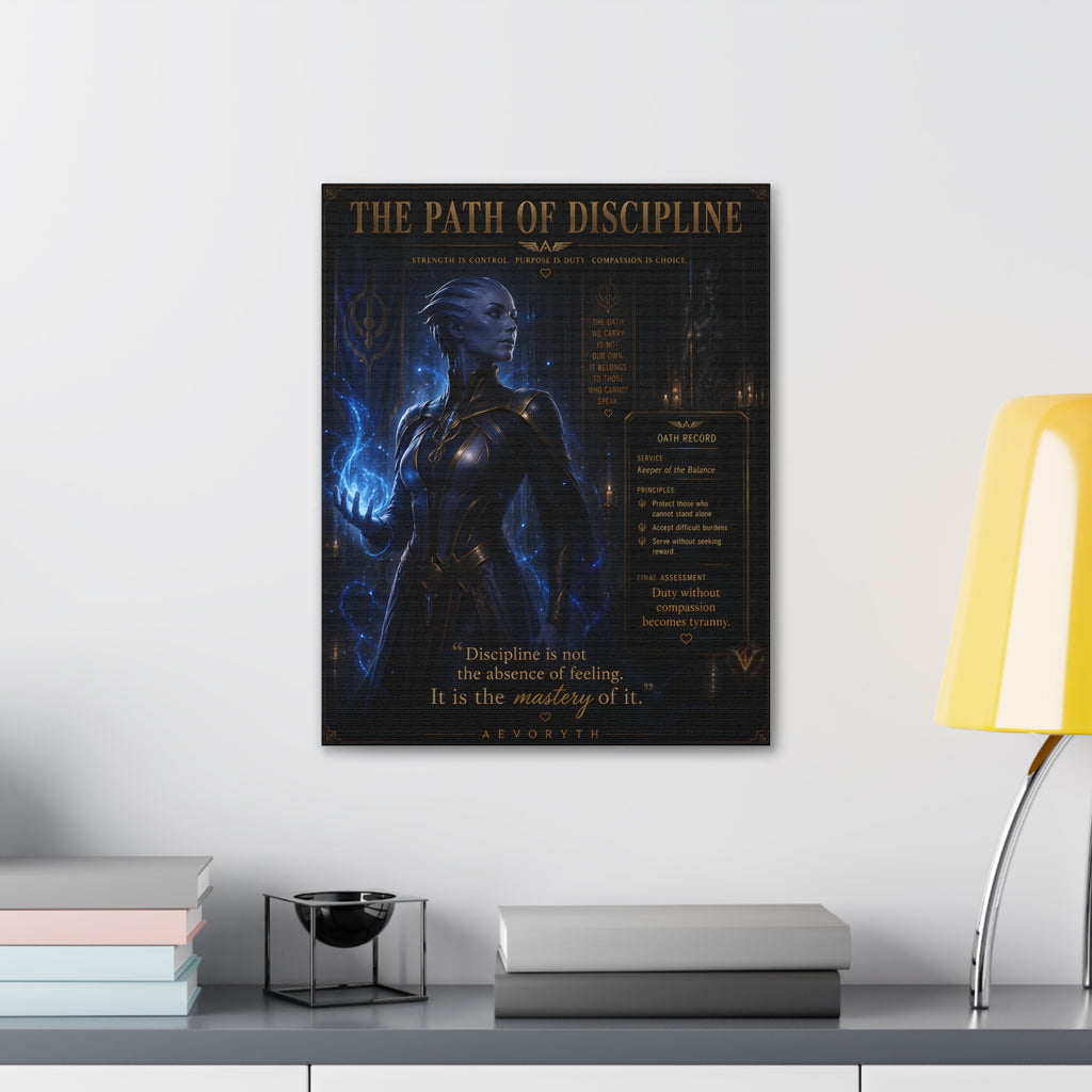 The Path of Discipline — Canvas Wall Art
