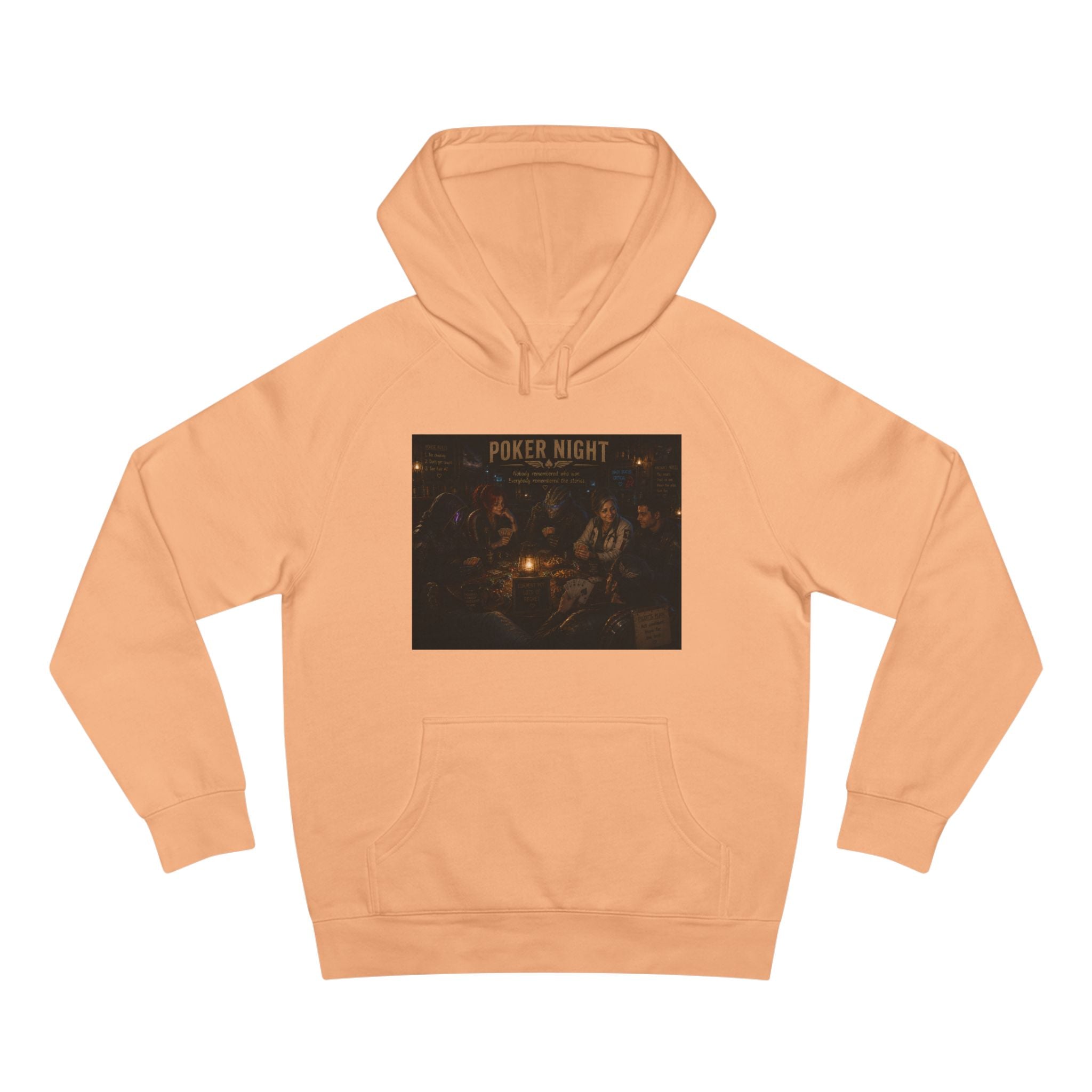 Poker Night Hoodie — Vintage Card Game Crew Sweatshirt