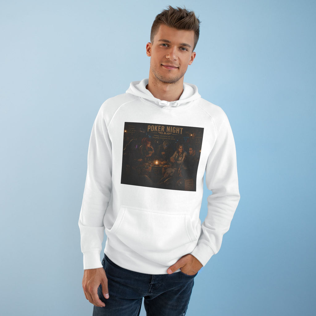Poker Night Hoodie — Vintage Card Game Crew Sweatshirt
