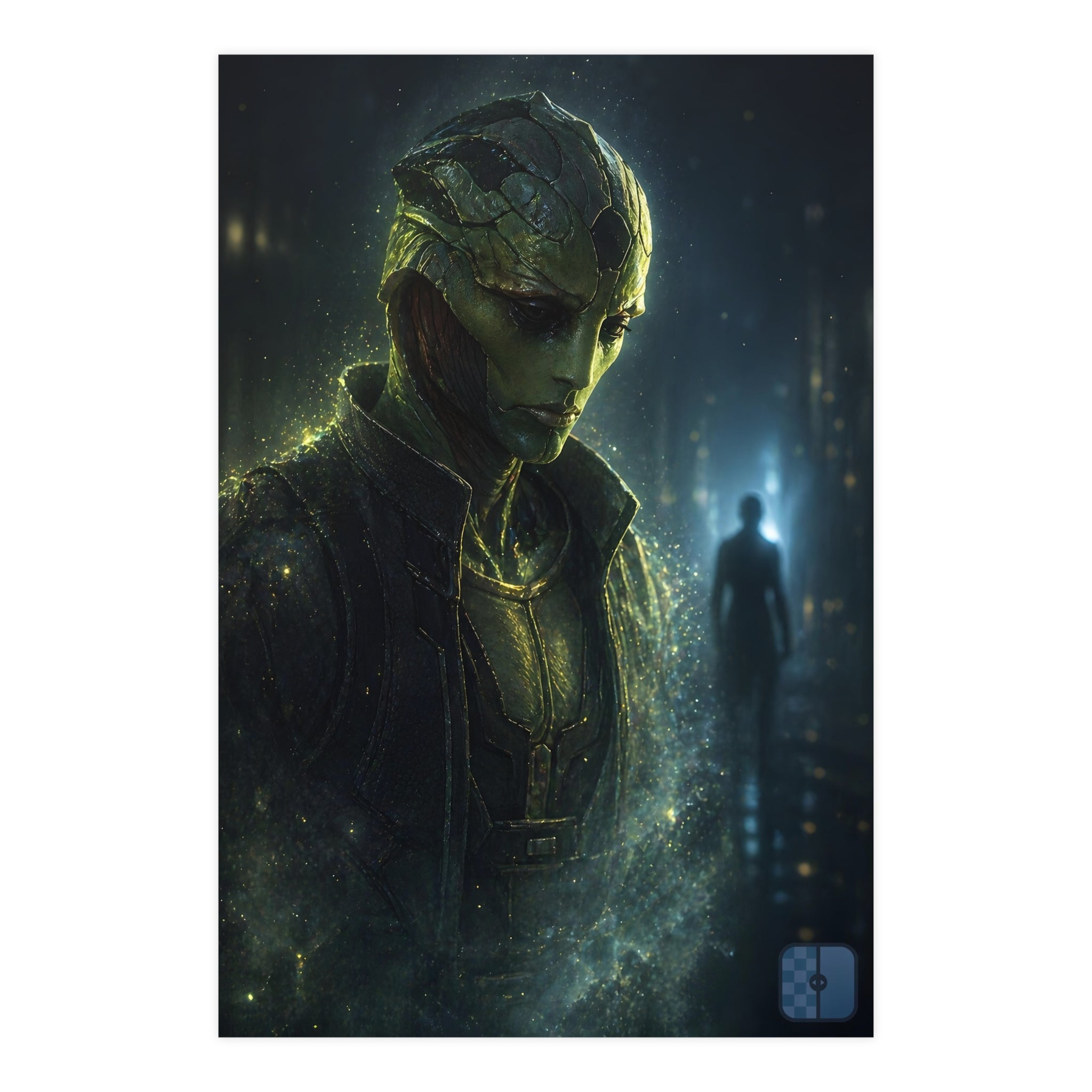 Fading Light — Thane Krios Fan Art Matte Poster | Mass Effect Wall Art