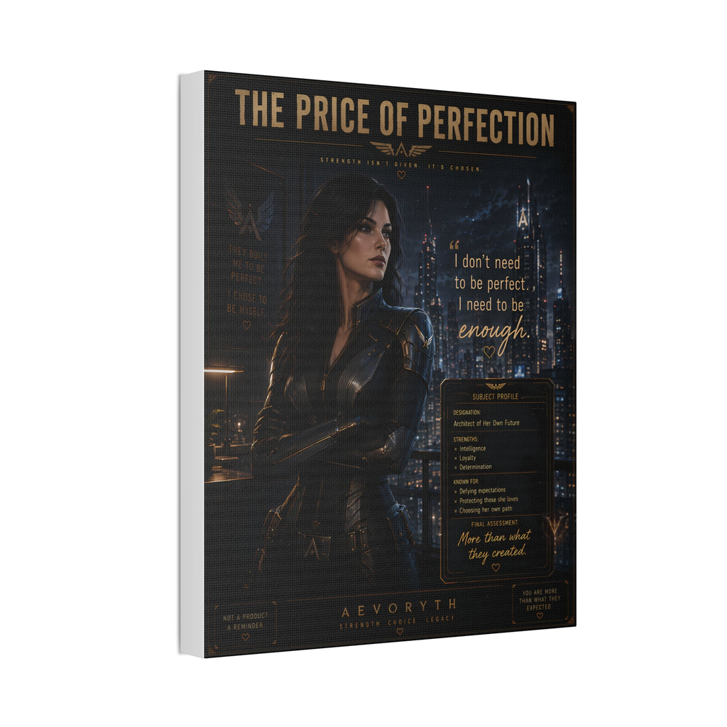 The Price of Perfection — Canvas Wall Art