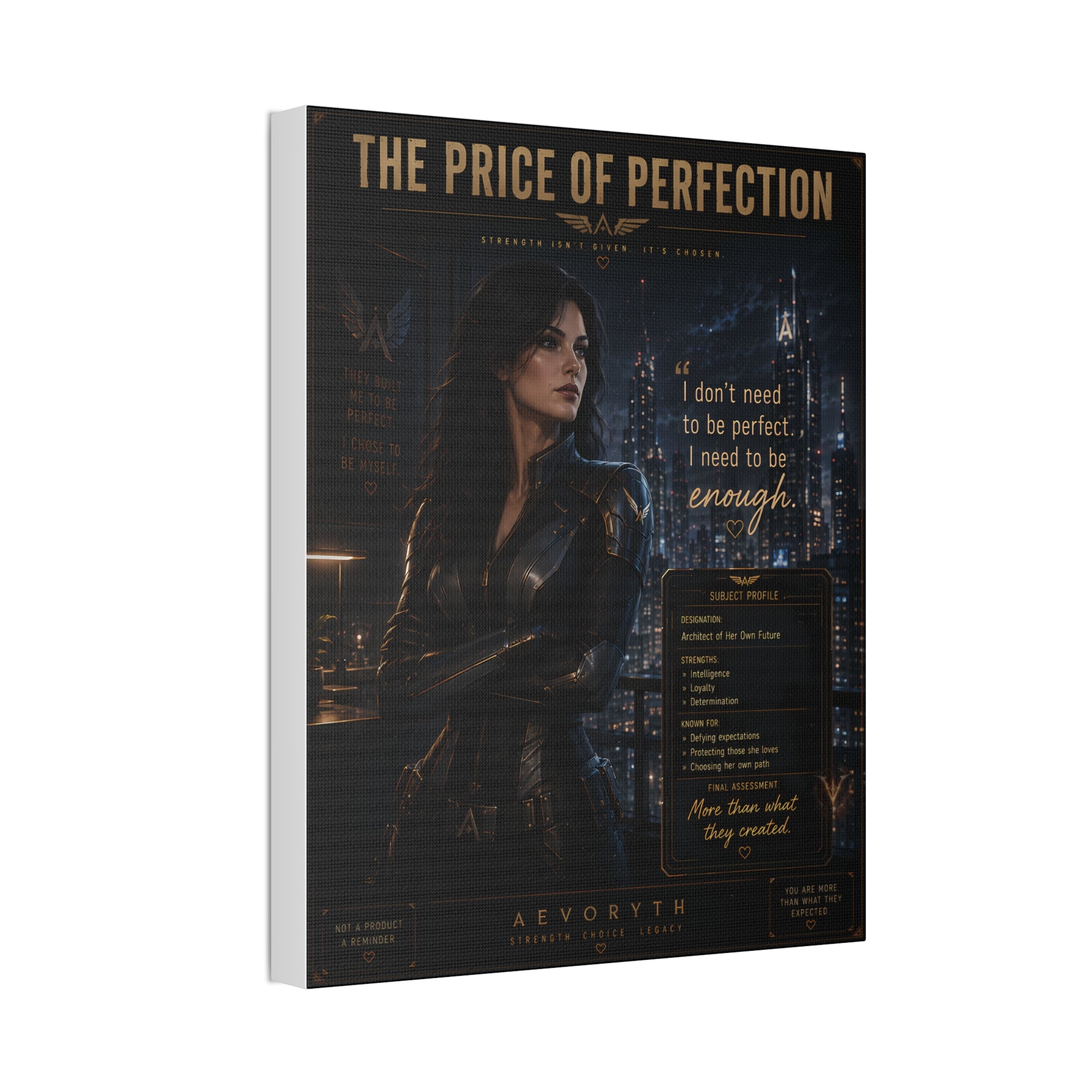 The Price of Perfection — Canvas Wall Art