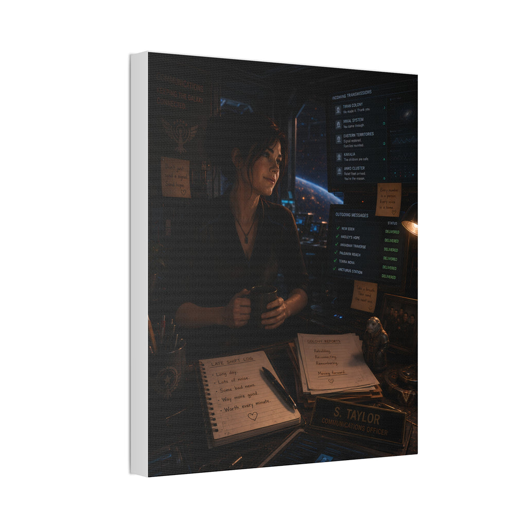The Last Message — Canvas Wall Art