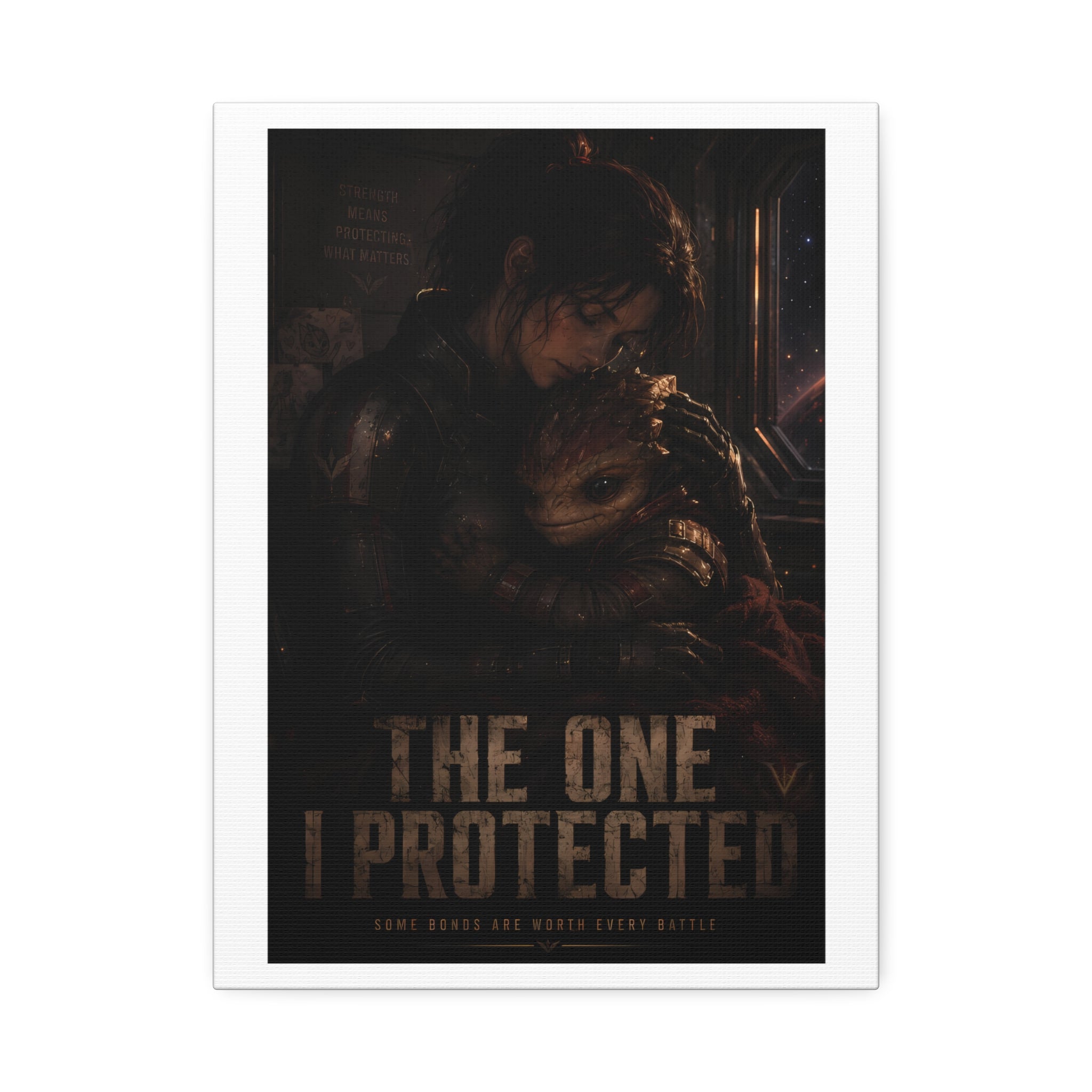 The One I Protected — Canvas Wall Art