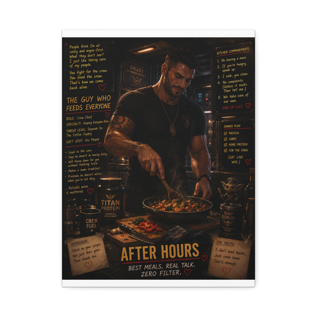 After Hours Off Duty — Canvas Wall Art