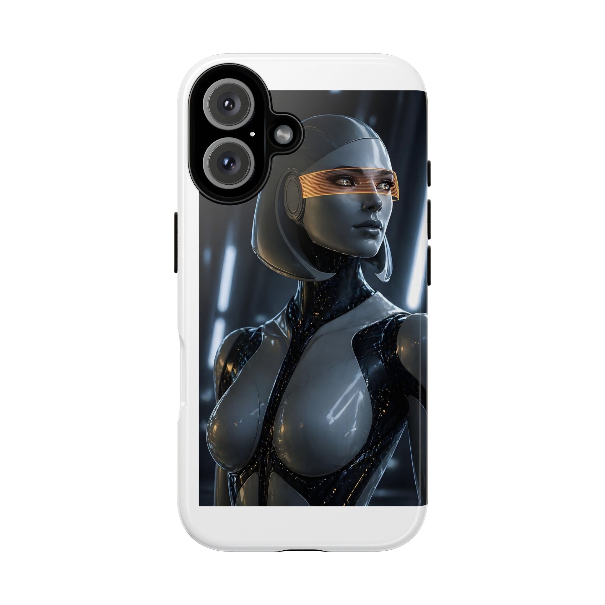 Self-Aware — EDI Fan Art Phone Case | Mass Effect Synthetic Tough Case