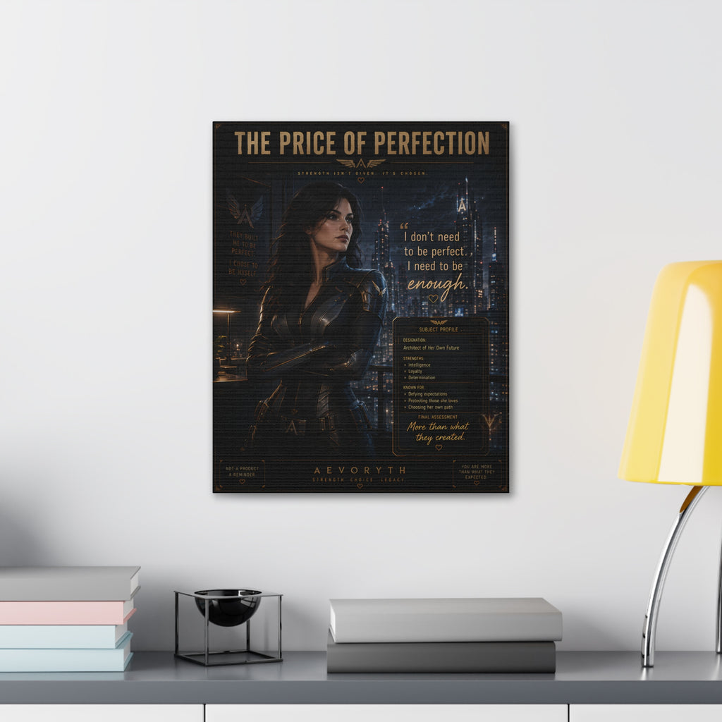 The Price of Perfection — Canvas Wall Art