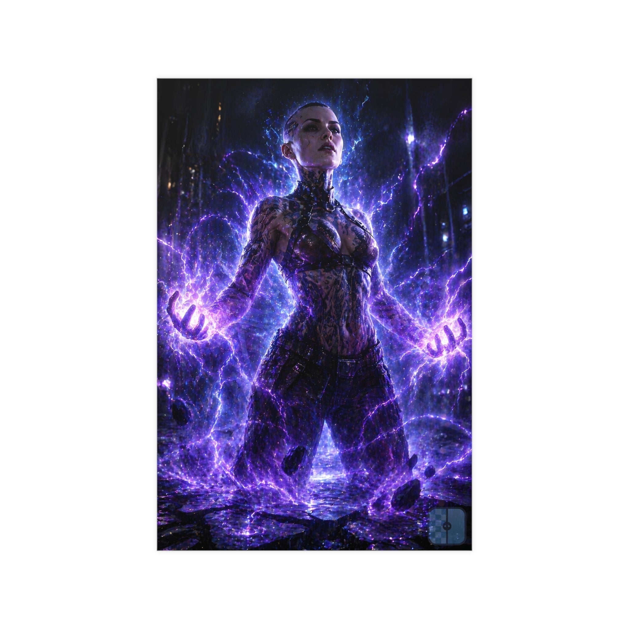 Unleashed — Jack Fan Art Matte Poster | Mass Effect Biotic Wall Art
