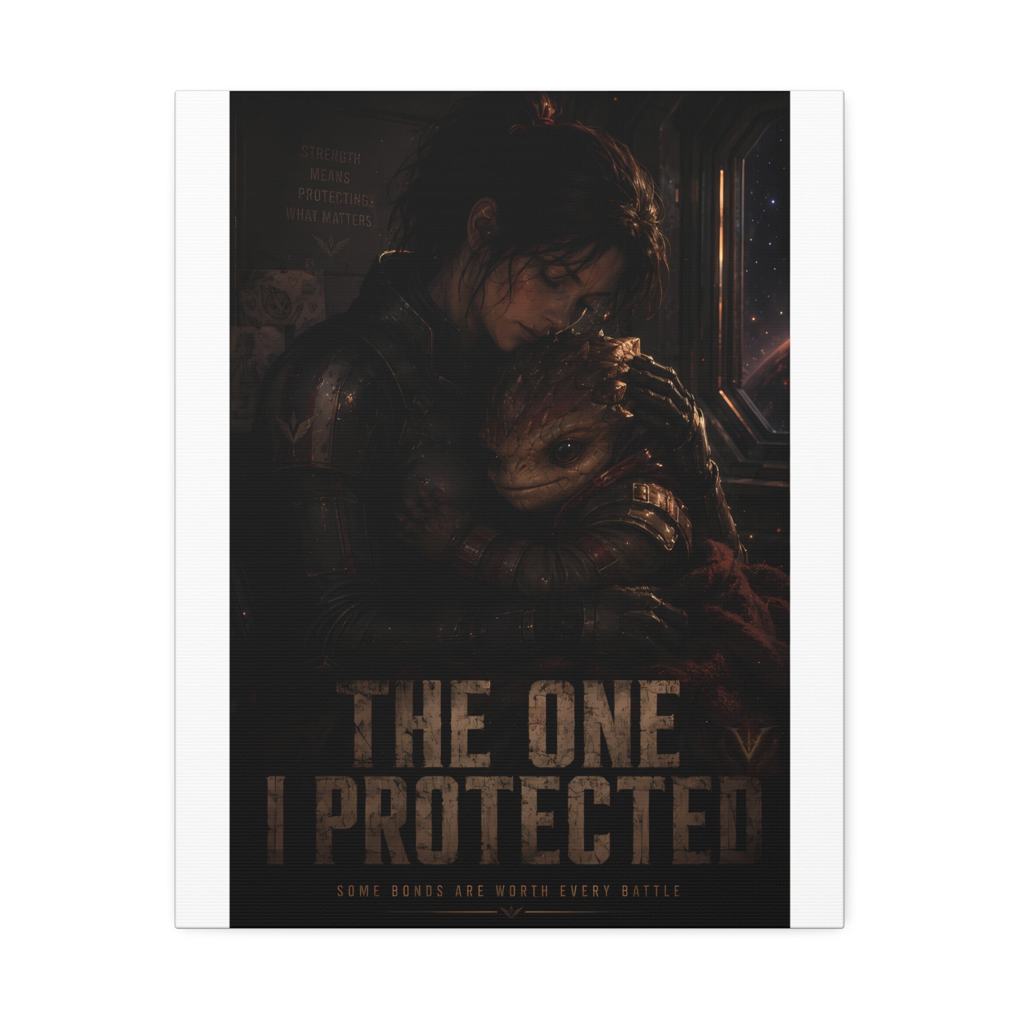 The One I Protected — Canvas Wall Art