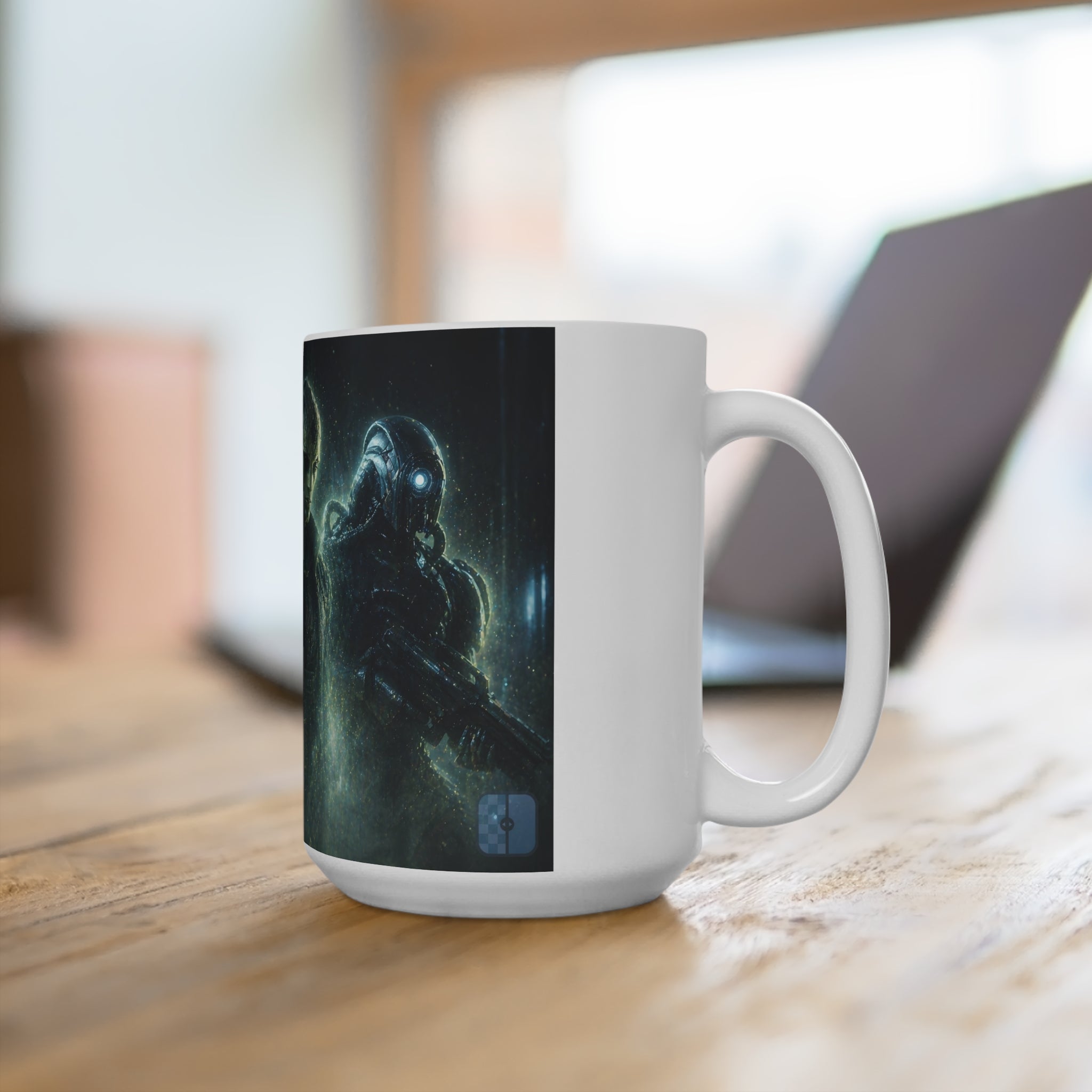 Fallen Not Gone — Mass Effect Squad Fan Art 15oz Ceramic Mug