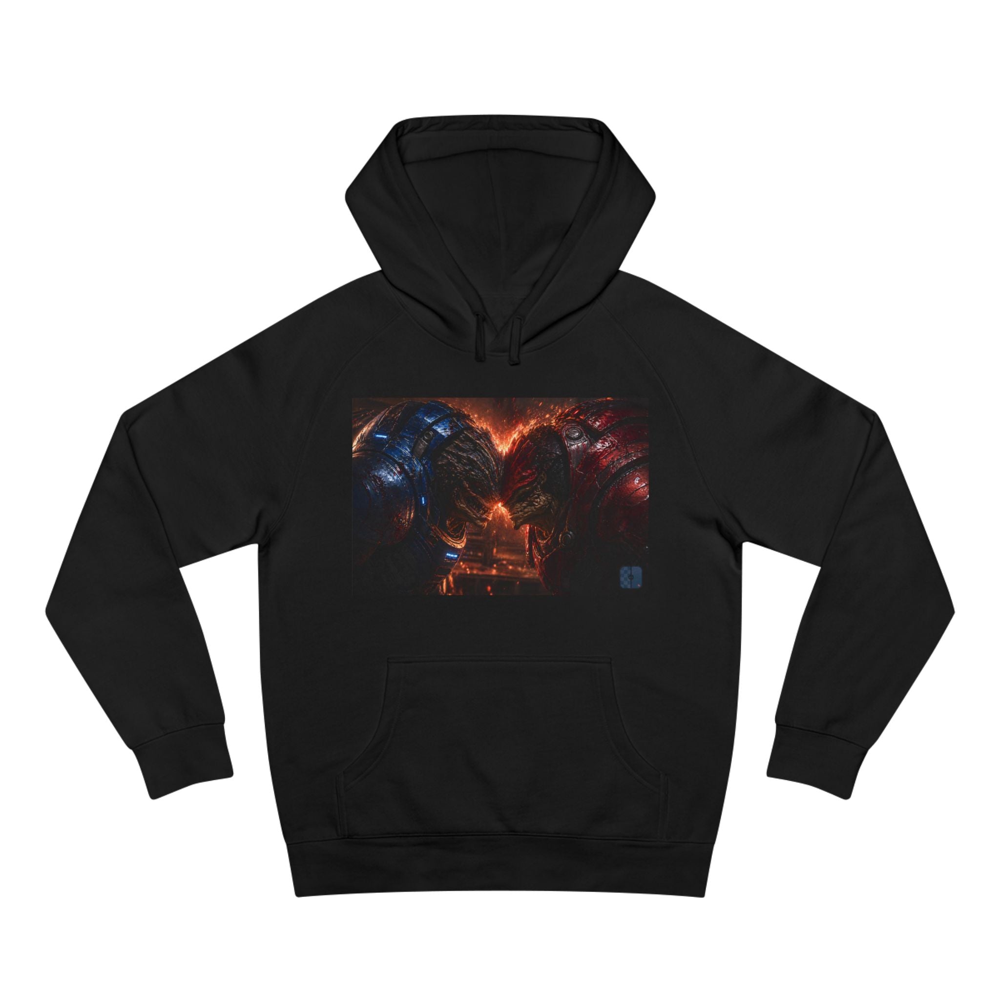 Clash of the Titans — Krogan Warriors Fan Art Hoodie | Mass Effect Graphic Pullover
