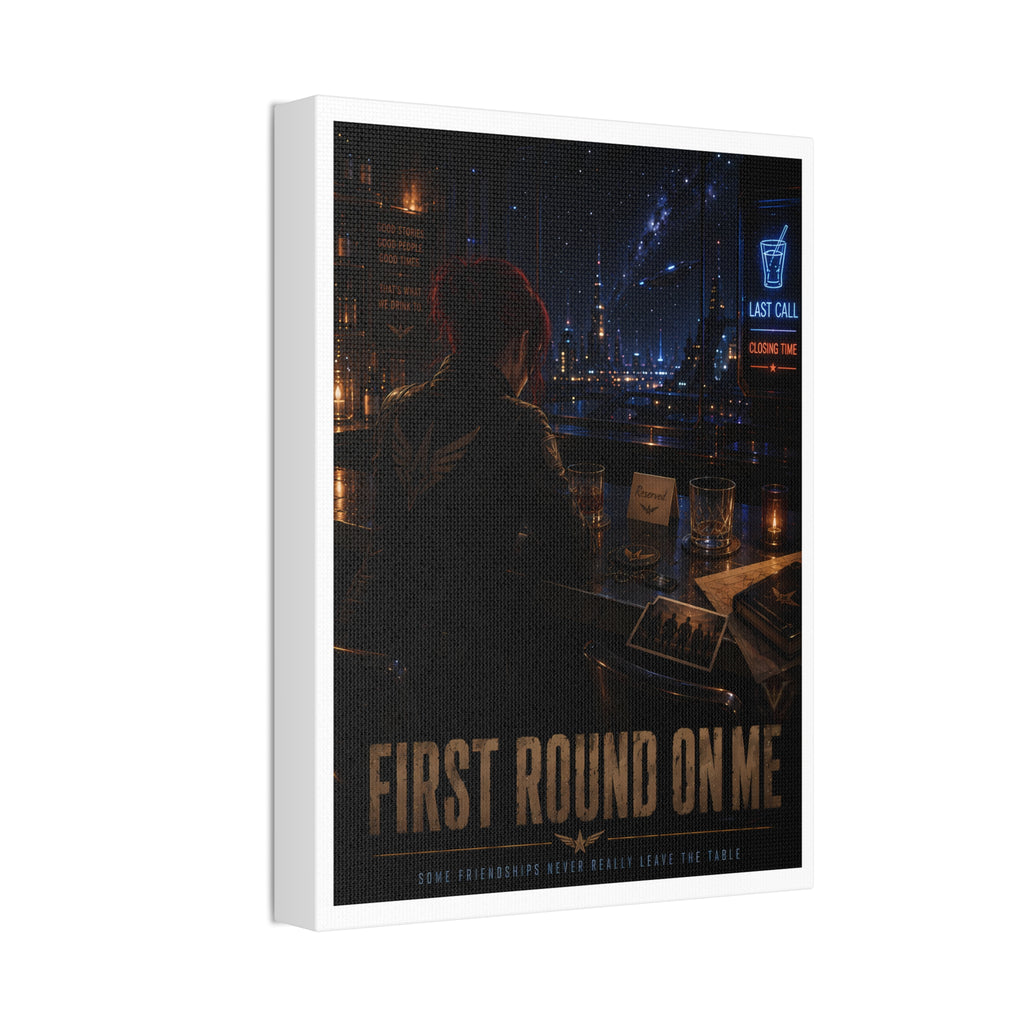 First Round On Me — Canvas Wall Art