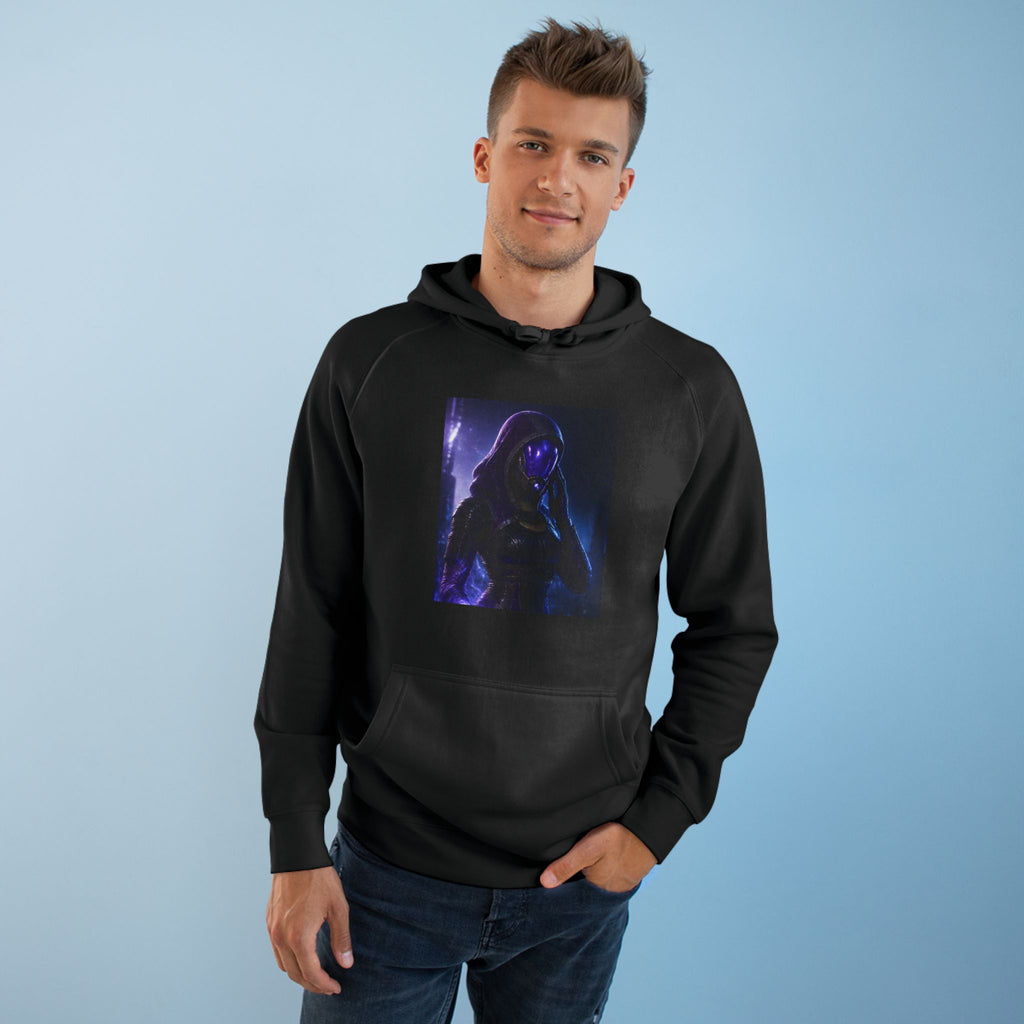 Behind the Mask — Tali'Zorah Fan Art Hoodie | Mass Effect Graphic Pullover