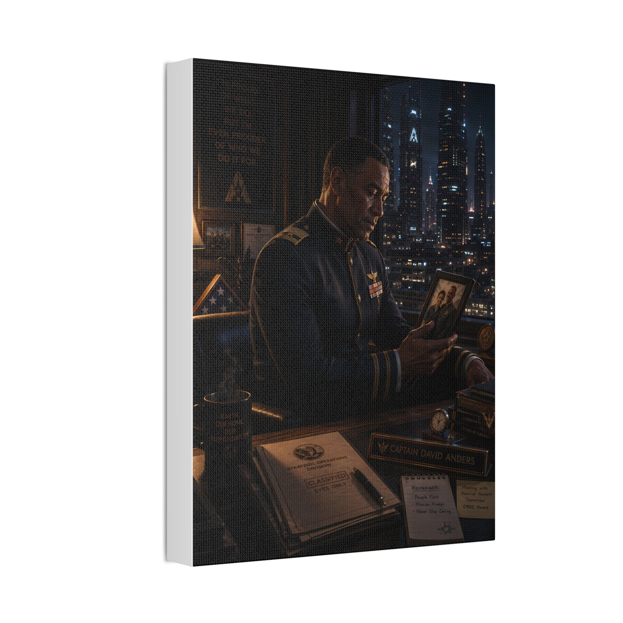 Even Prouder of Who We Do It For — Canvas Wall Art