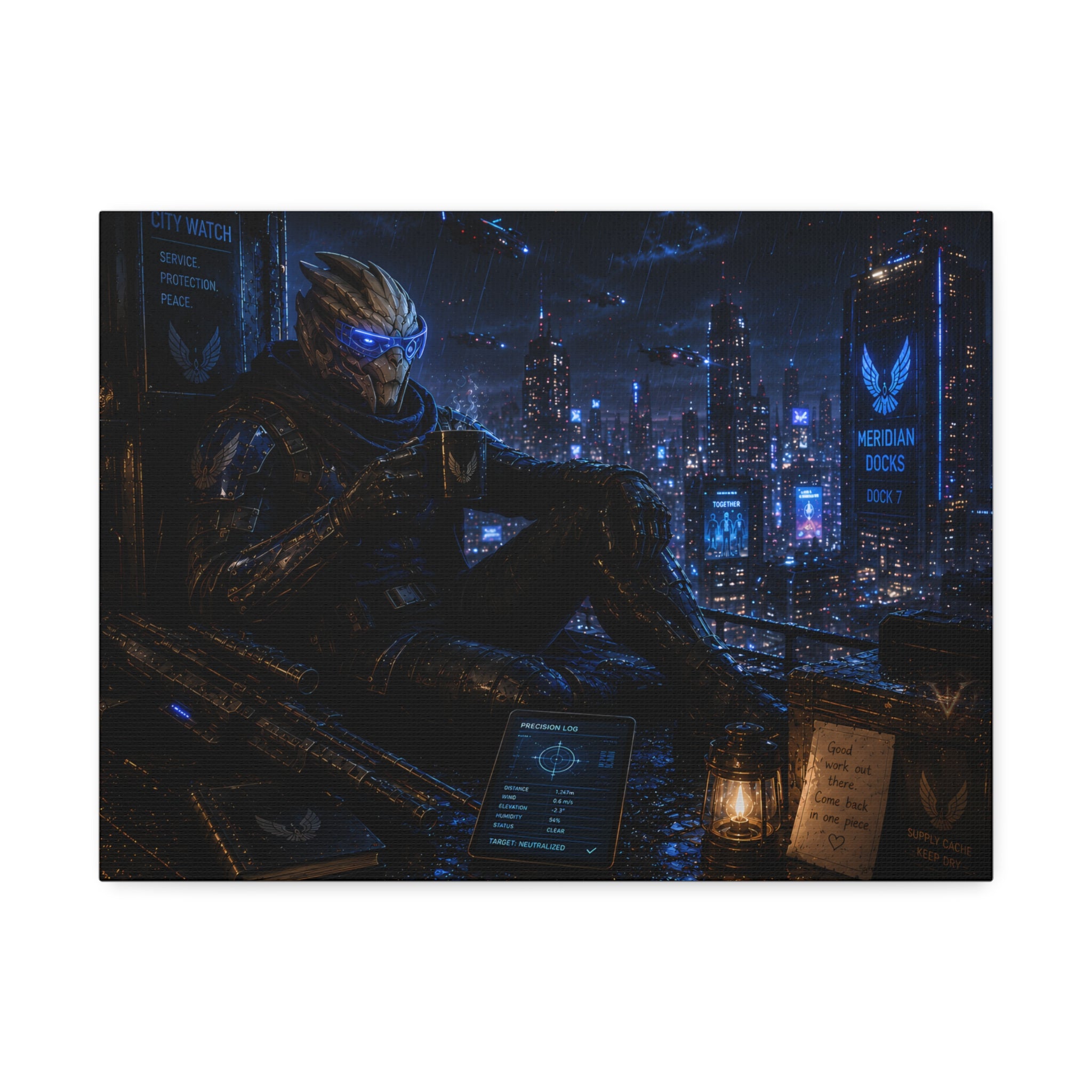 City Watch — Canvas Wall Art
