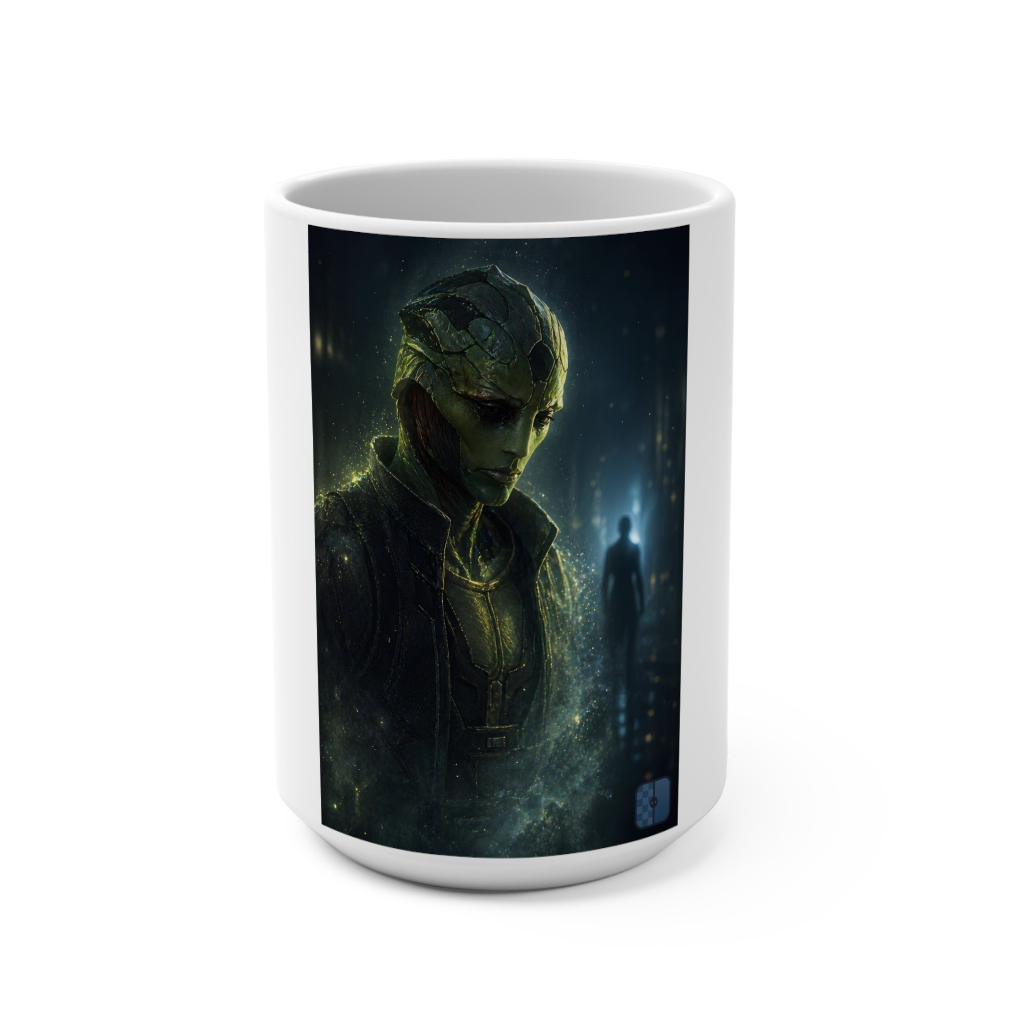 Fading Light — Thane Krios Fan Art 15oz Ceramic Mug | Mass Effect