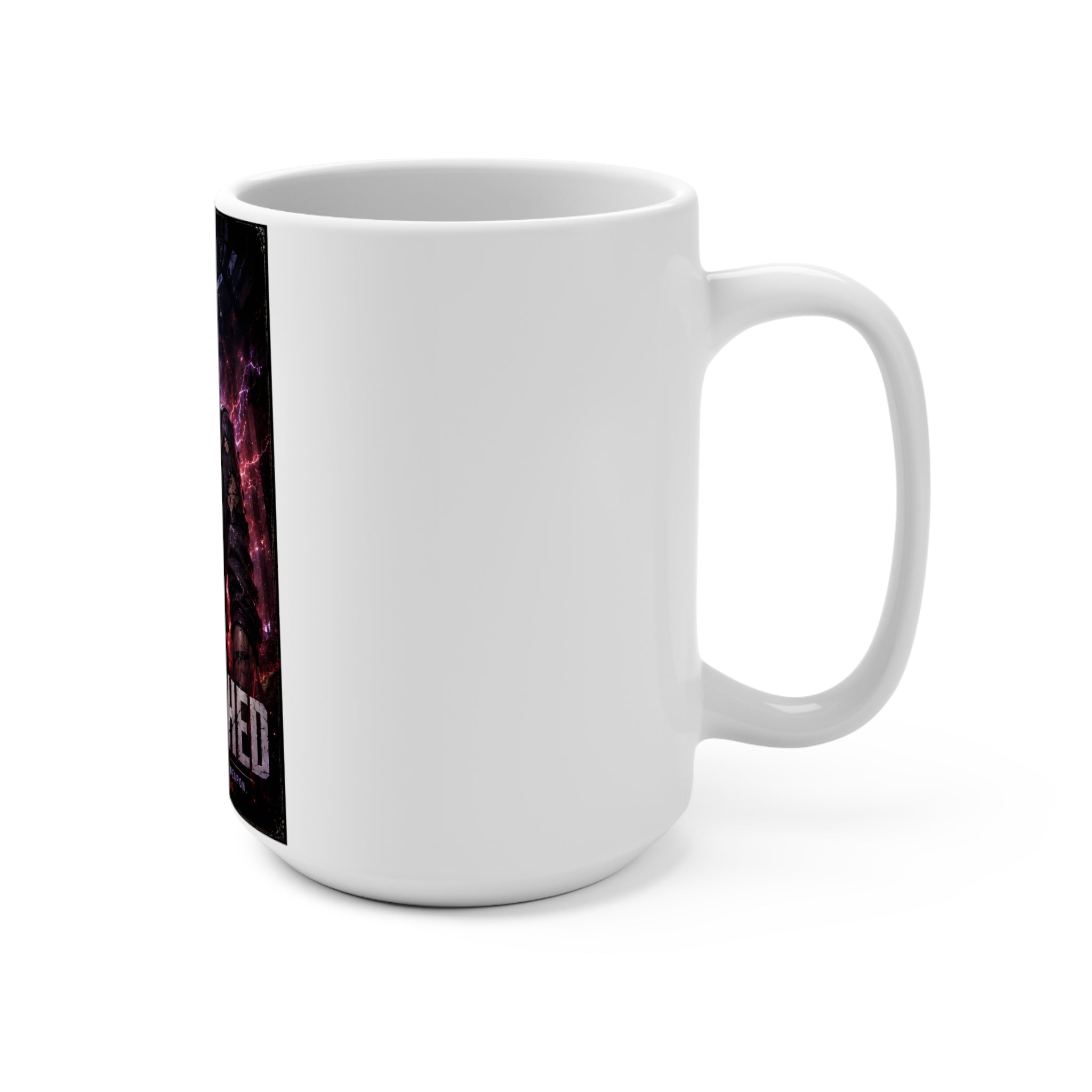 Unleashed Cyberpunk Character 15oz Mug — Bold Sci‑Fi Coffee Cup