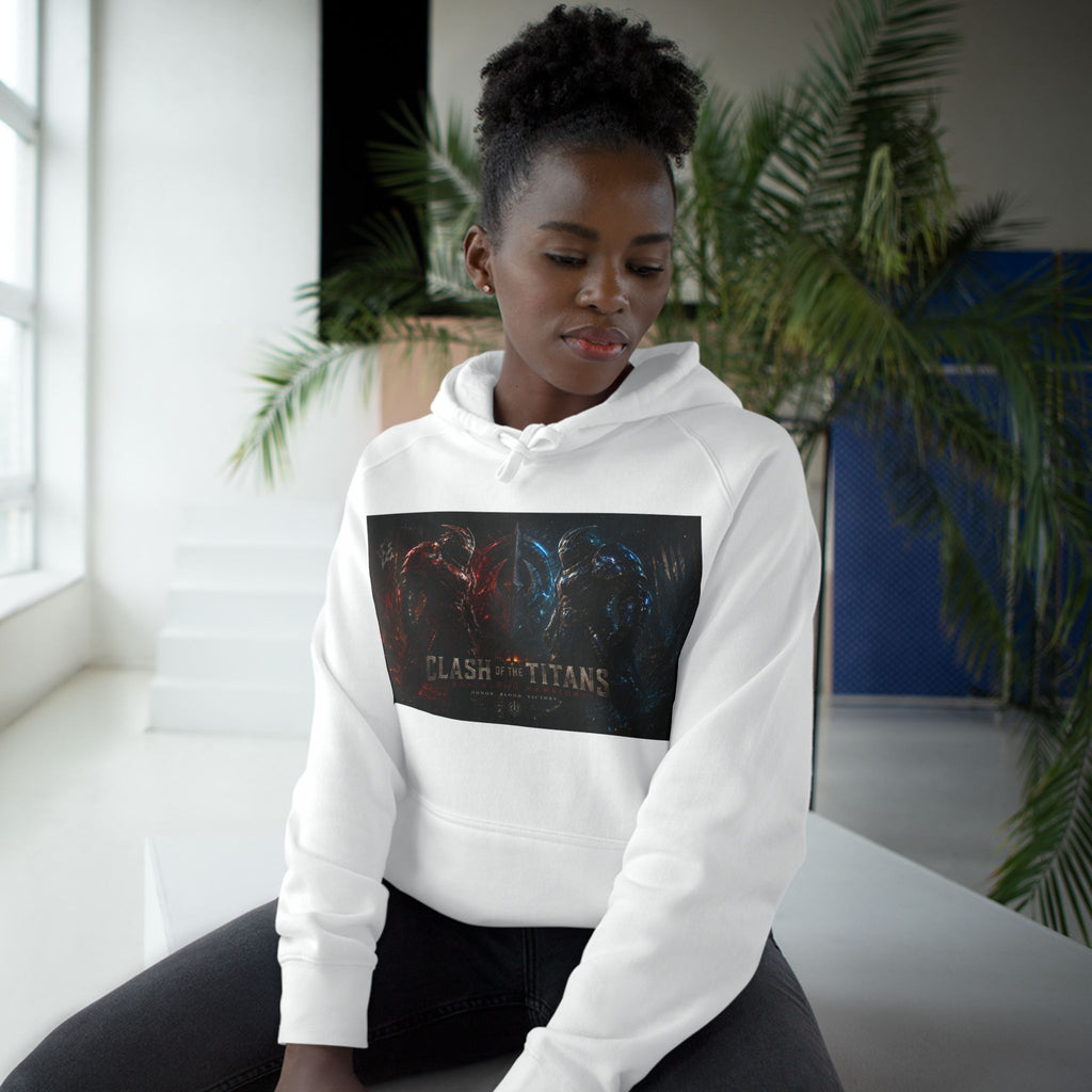 Clash of Titans Hoodie — Dual Dragon Battle Graphic Pullover