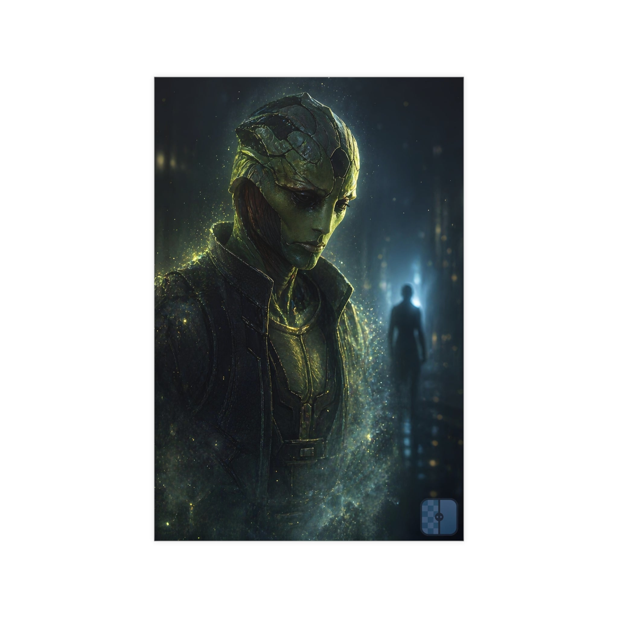 Fading Light — Thane Krios Fan Art Matte Poster | Mass Effect Wall Art