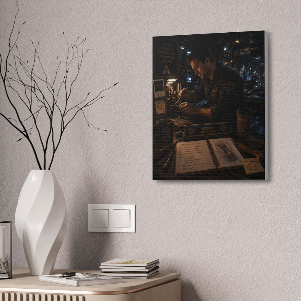 One More Repair — Canvas Wall Art