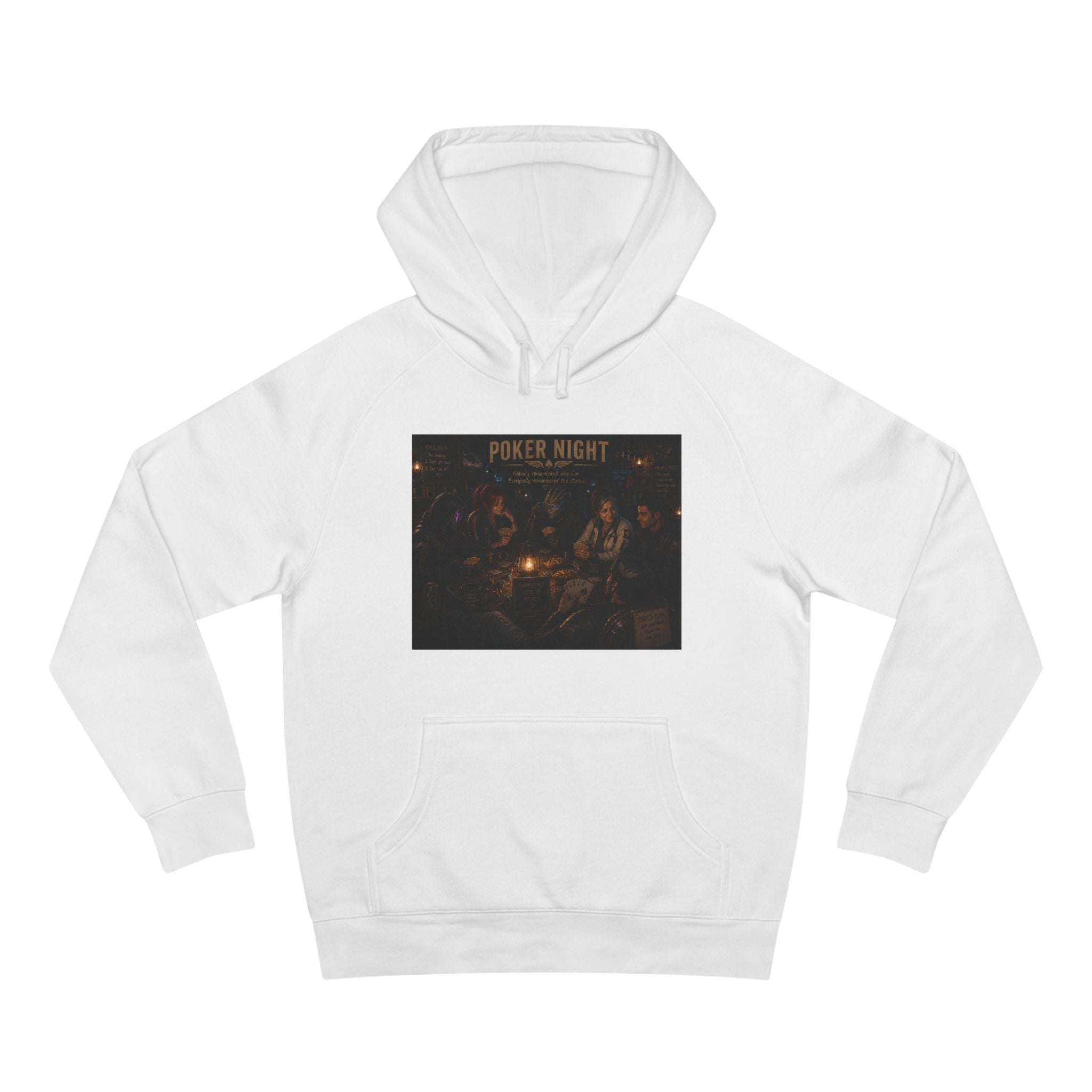 Poker Night Hoodie — Vintage Card Game Crew Sweatshirt