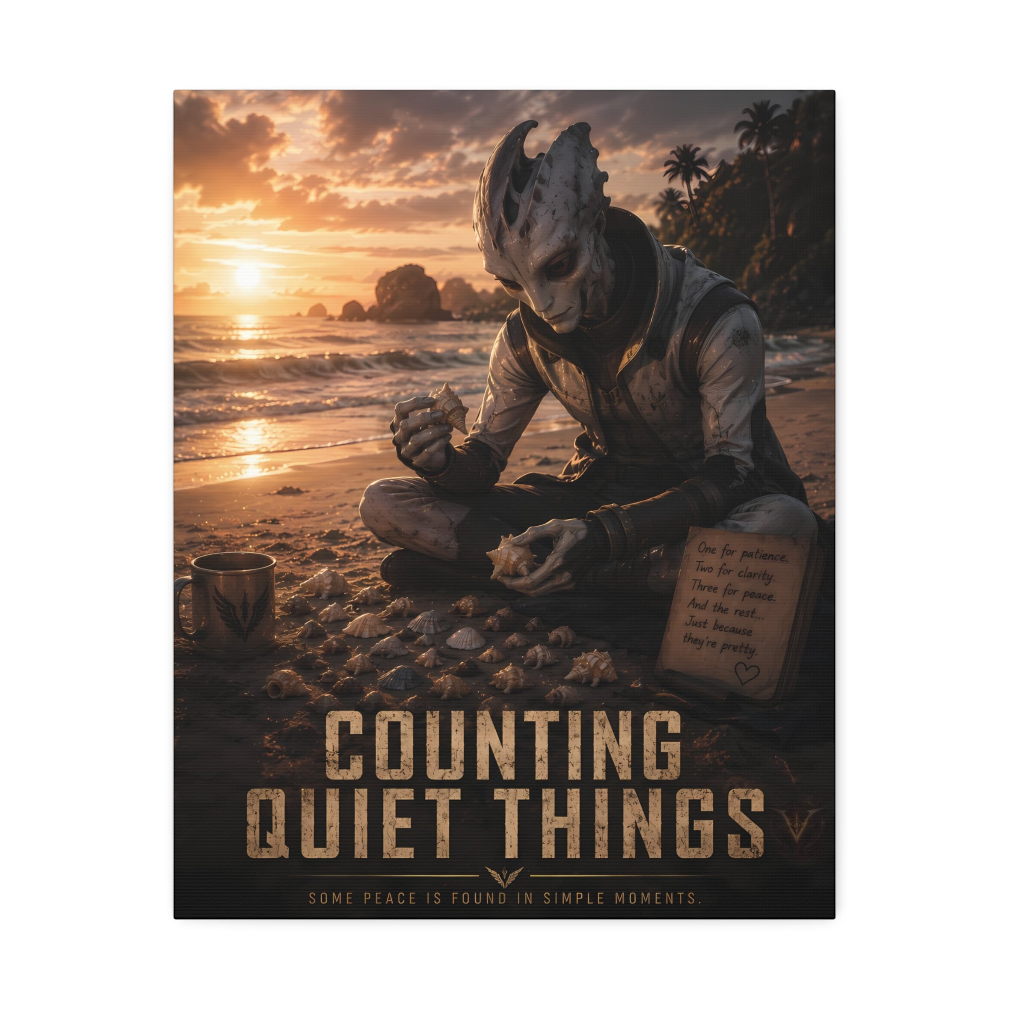 Counting Sea Shells — Canvas Wall Art