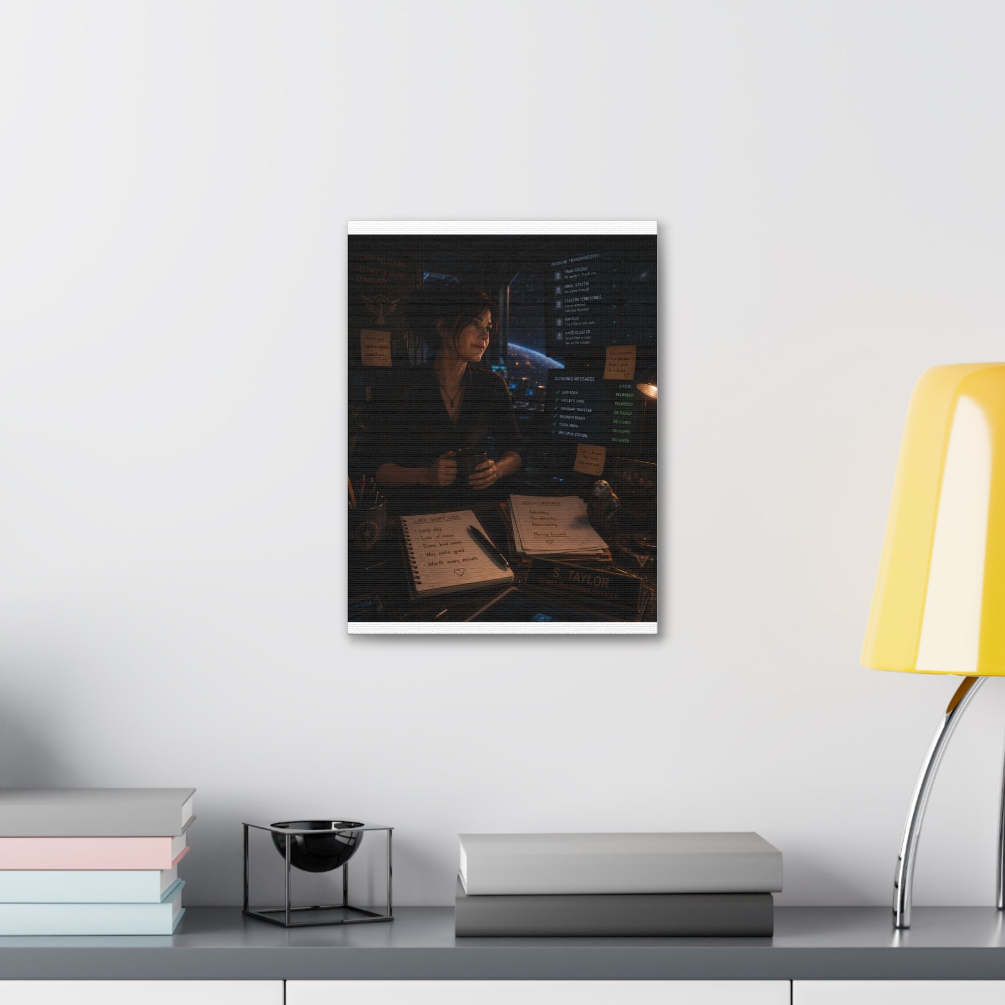 The Last Message — Canvas Wall Art